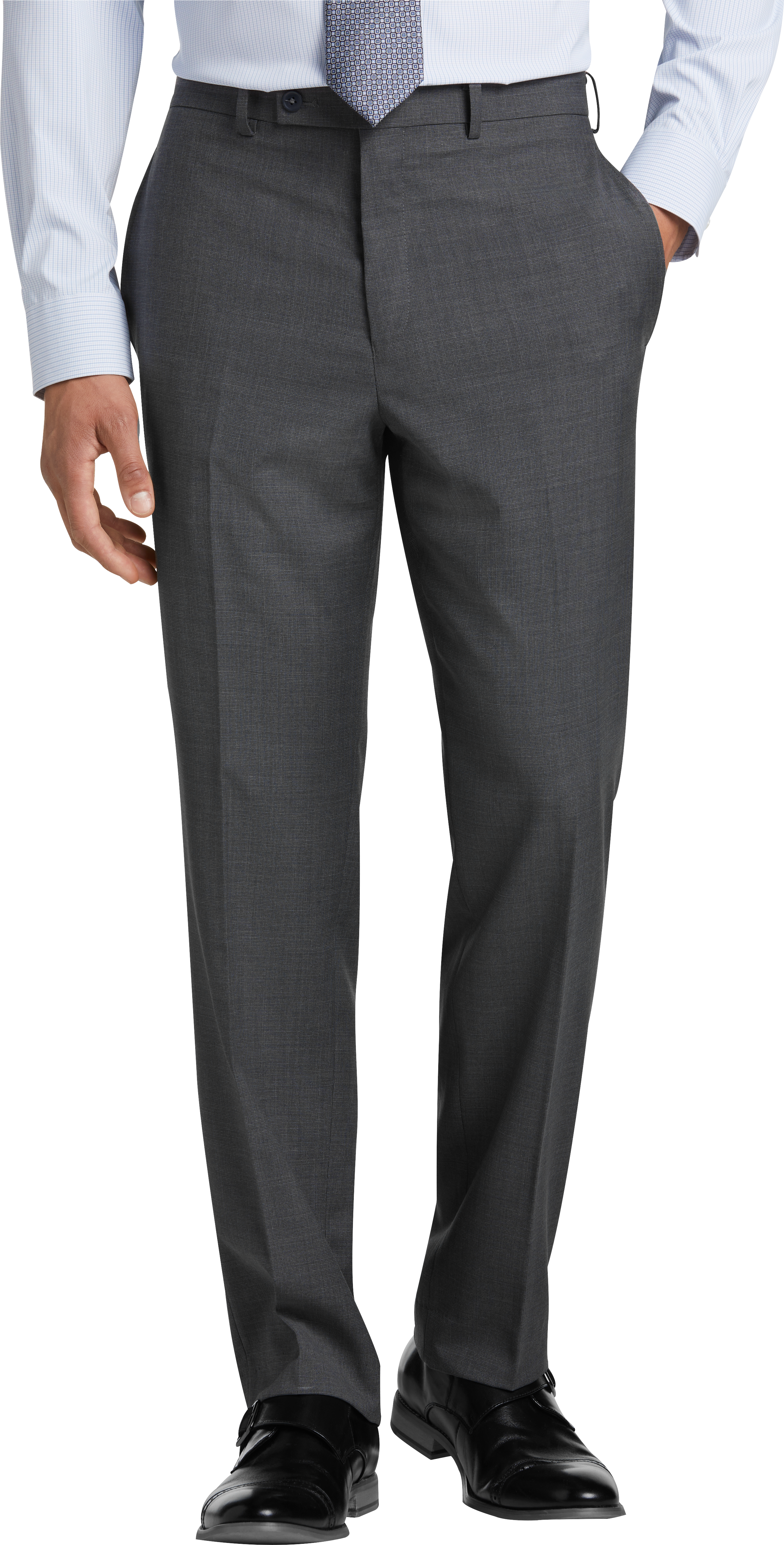 Michael Strahan Classic Fit Suit Separates Pants, Gray - Men's Suits ...