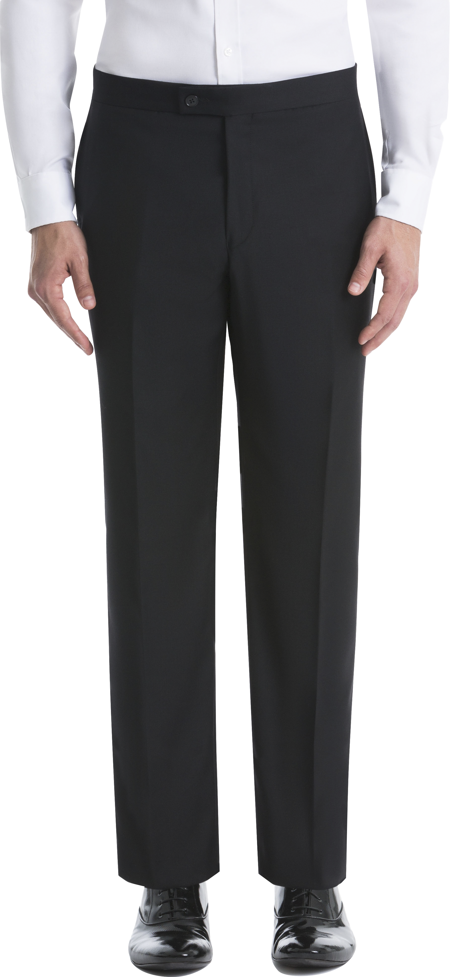 Lauren By Ralph Lauren Classic Fit Suit Separates Tuxedo Pants, Black - Mens Suits - Men's Wearhouse