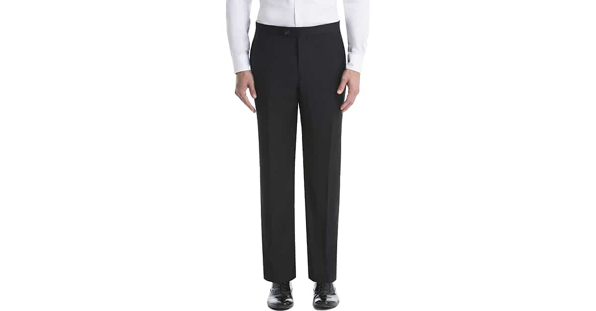 Lauren By Ralph Lauren Classic Fit Suit Separates Tuxedo Pants, Black -  Men's Suits | Men's Wearhouse