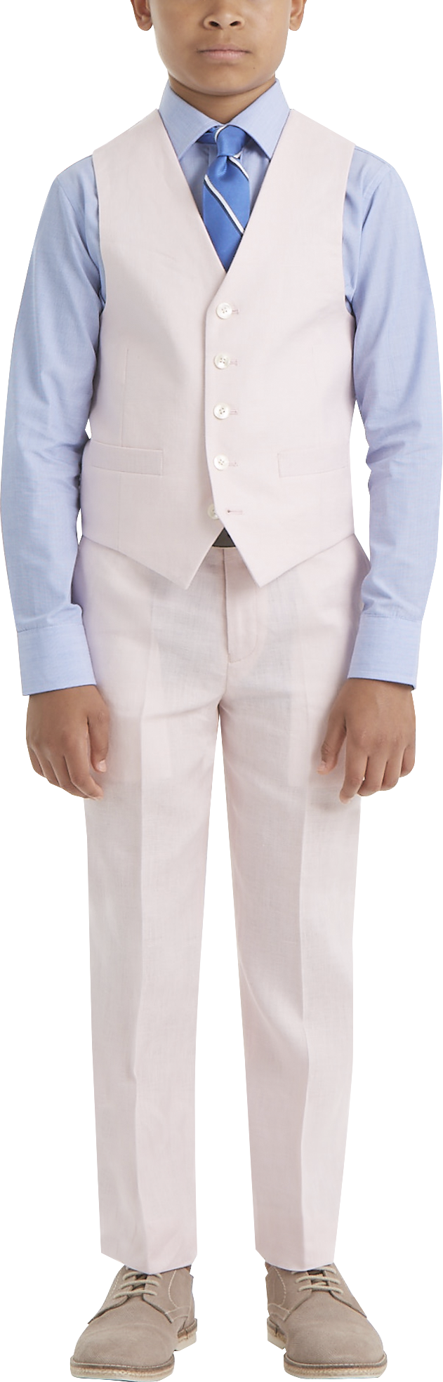 Mens Boys Suits & Tuxedos, Suits - Lauren By Ralph Lauren Boys (Sizes 4-7) Suit Separates Vest, Pink - Men's Wearhouse