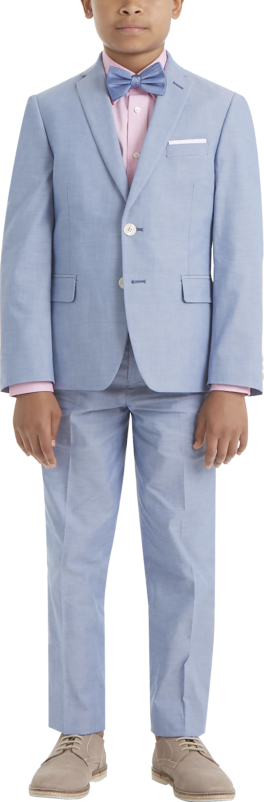 Lauren By Ralph Lauren Boys (Sizes 4-7) Suit Separates Pants, Light Blue Chambray