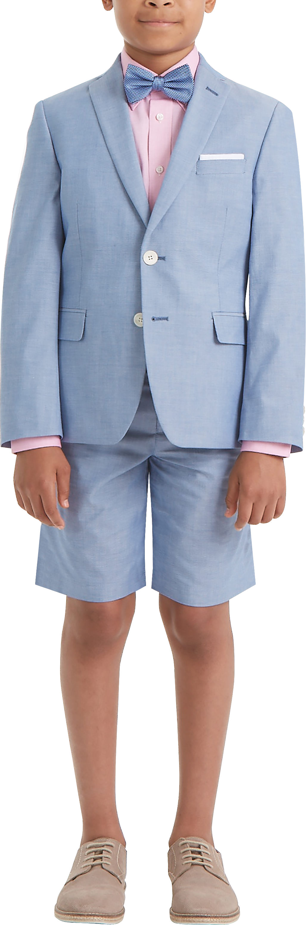 Lauren By Ralph Boys (Sizes 8-20) Suit Separates Coat, Light Blue Chambray