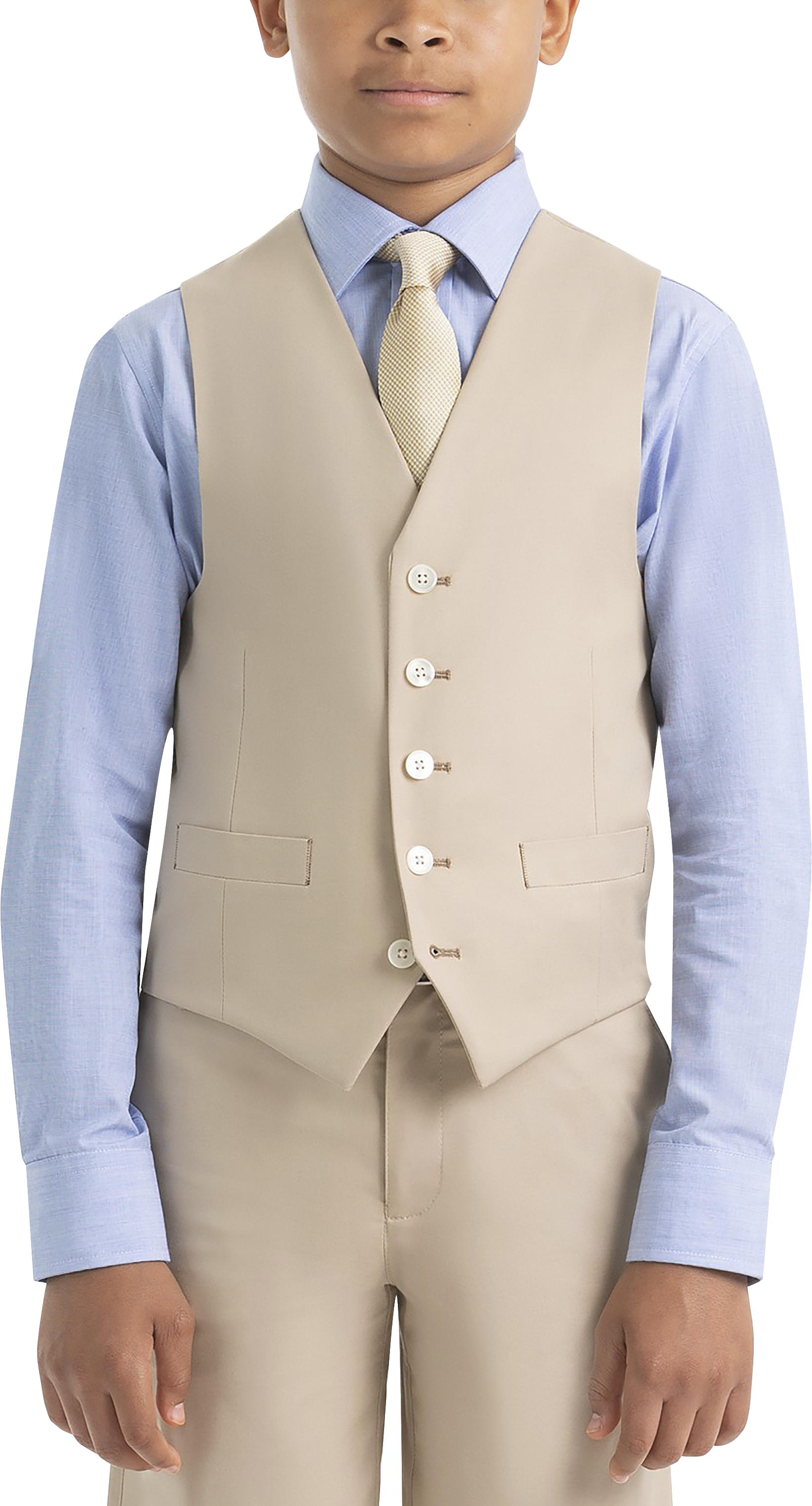 Mens Boys Suits & Tuxedos, Suits - Lauren By Ralph Lauren Boys (Sizes 4-7) Suit Separates Vest, Tan - Men's Wearhouse