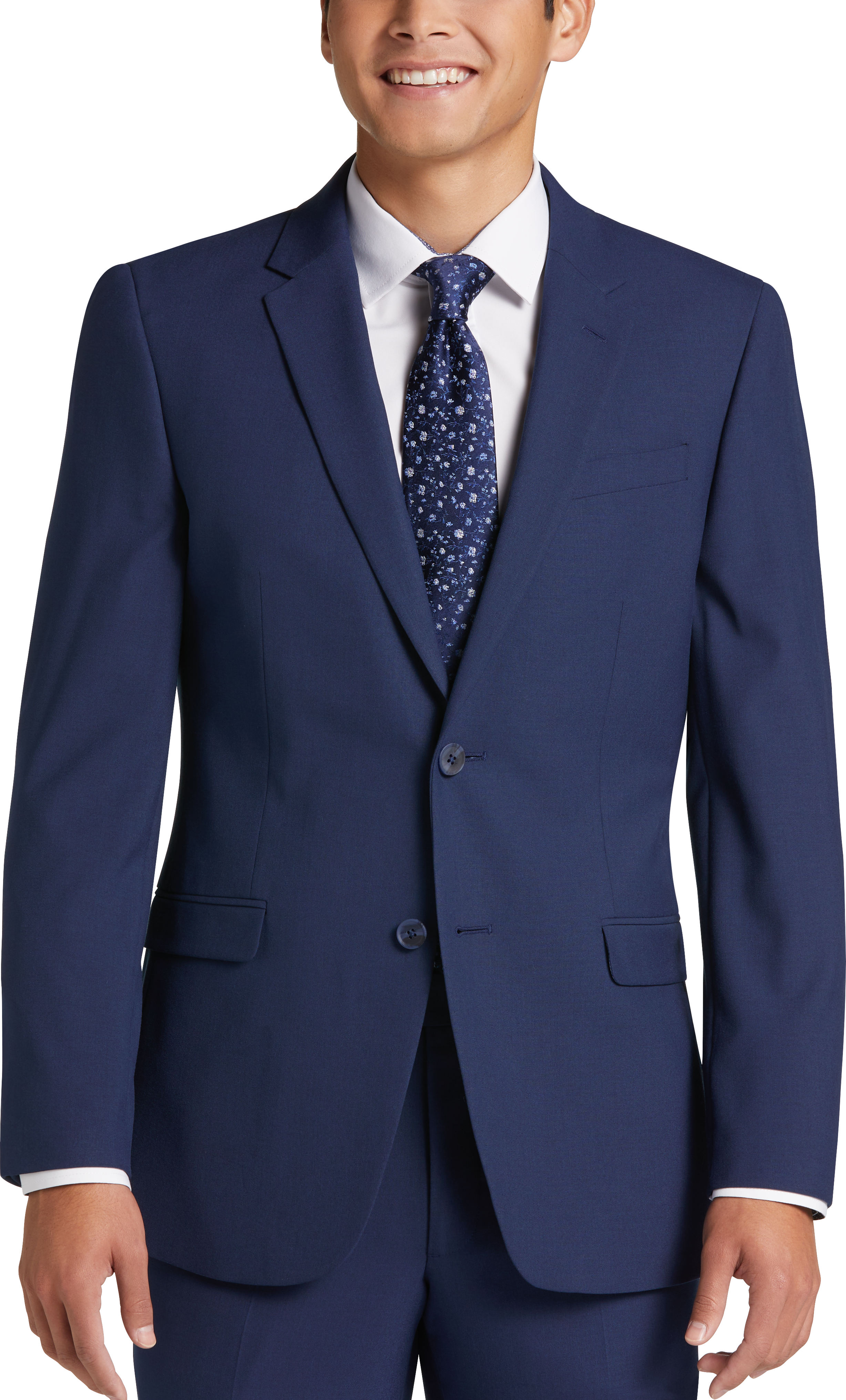 Egara Skinny Fit Suit Separates, Postman Blue - - Men's Wearhouse