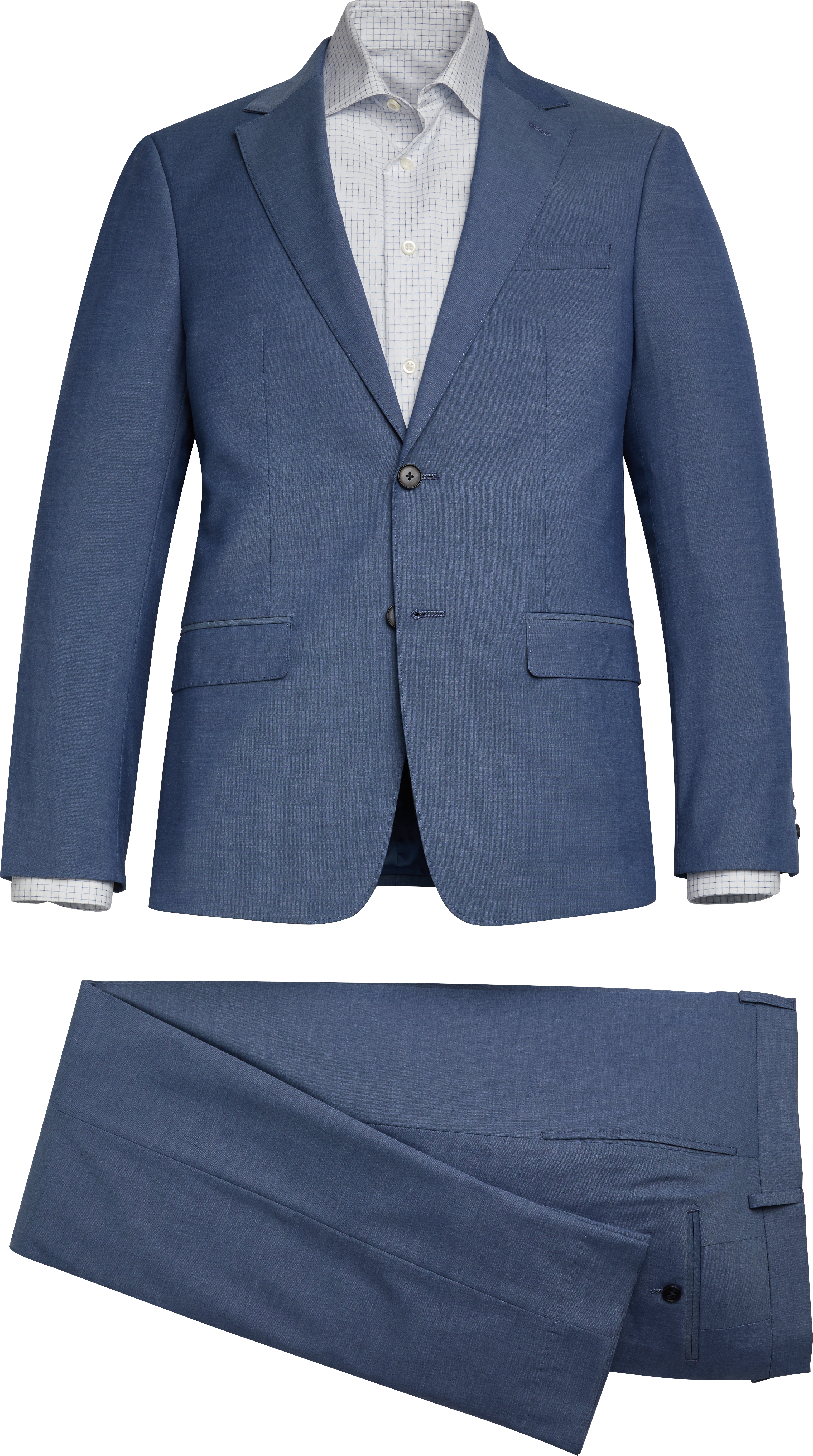 Calvin Klein X-Fit Slim Fit Suit, Blue - Men's Sale | Men's Wearhouse