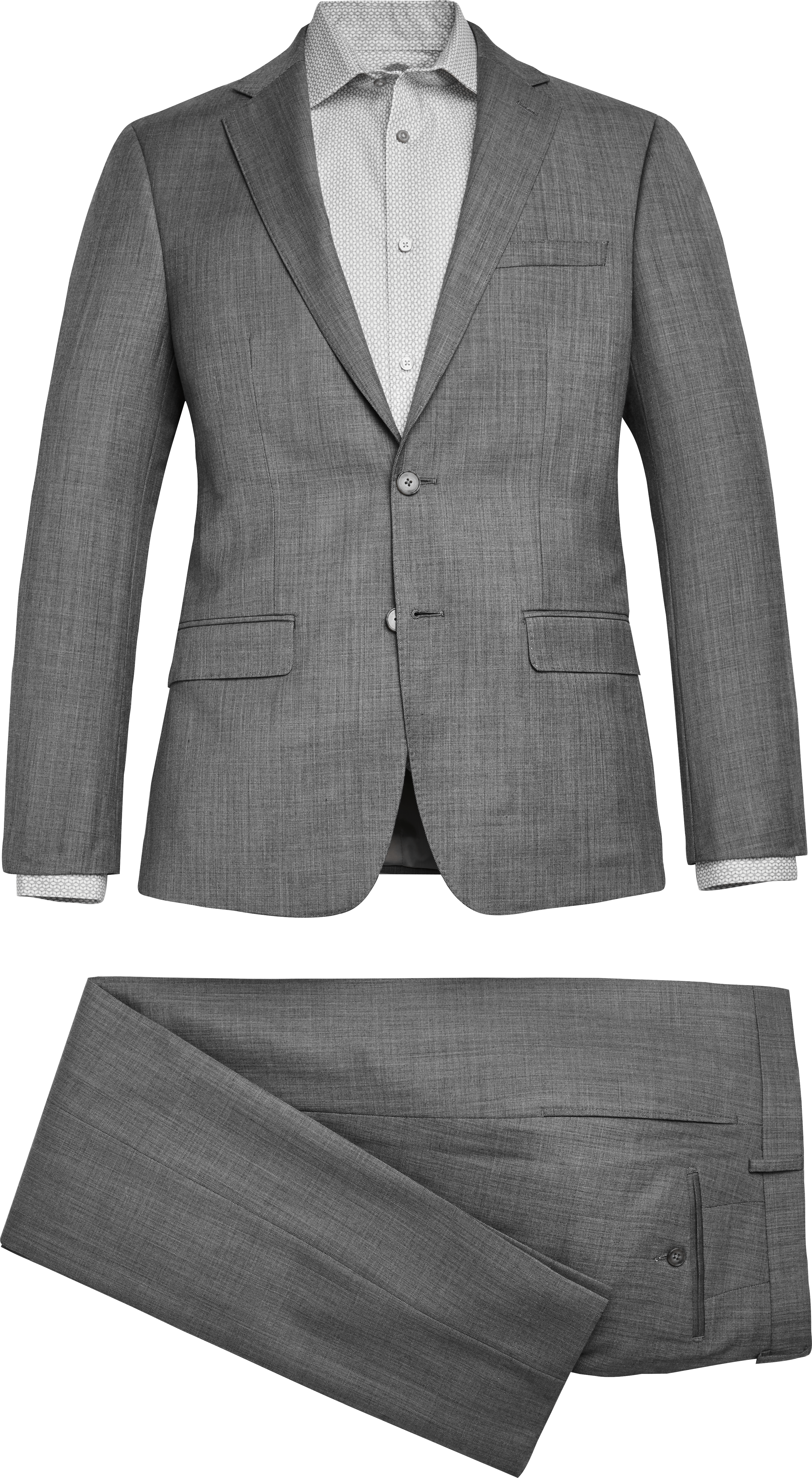 Calvin Klein XFit Slim Fit Suit Black White Sharkskin | 43% off & Cash Back