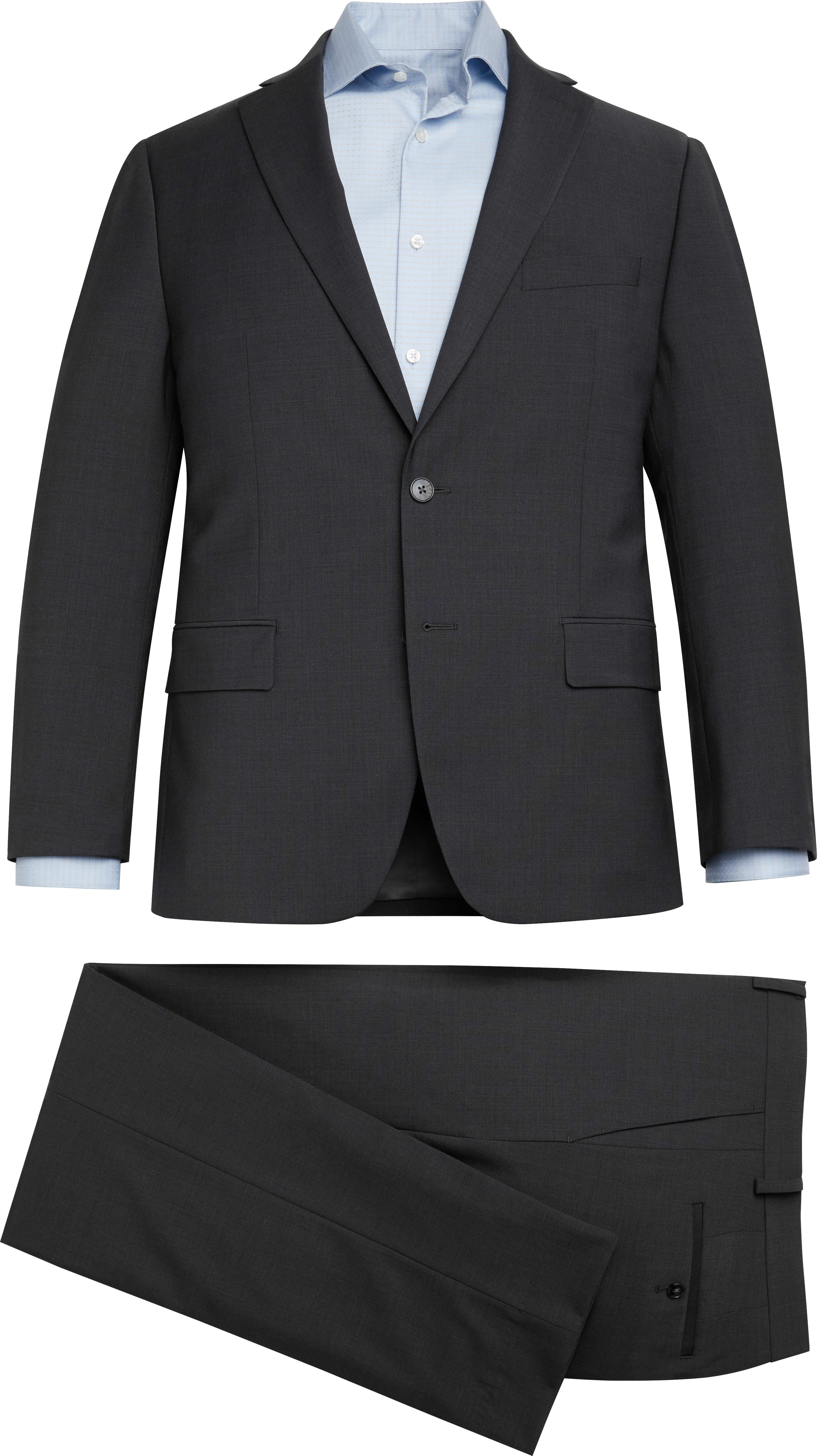 Michael Kors Modern Fit Suit, Charcoal Gray - Men's Suits | Men's Wearhouse