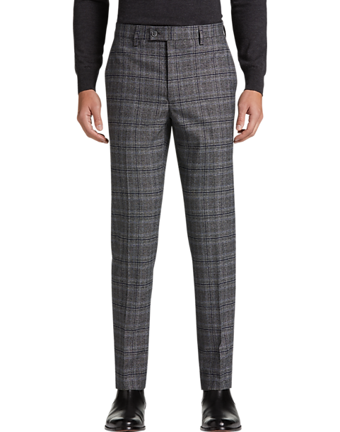 Egara Skinny Fit Suit Separates, Gray Plaid - Men's Sale | Men's Wearhouse