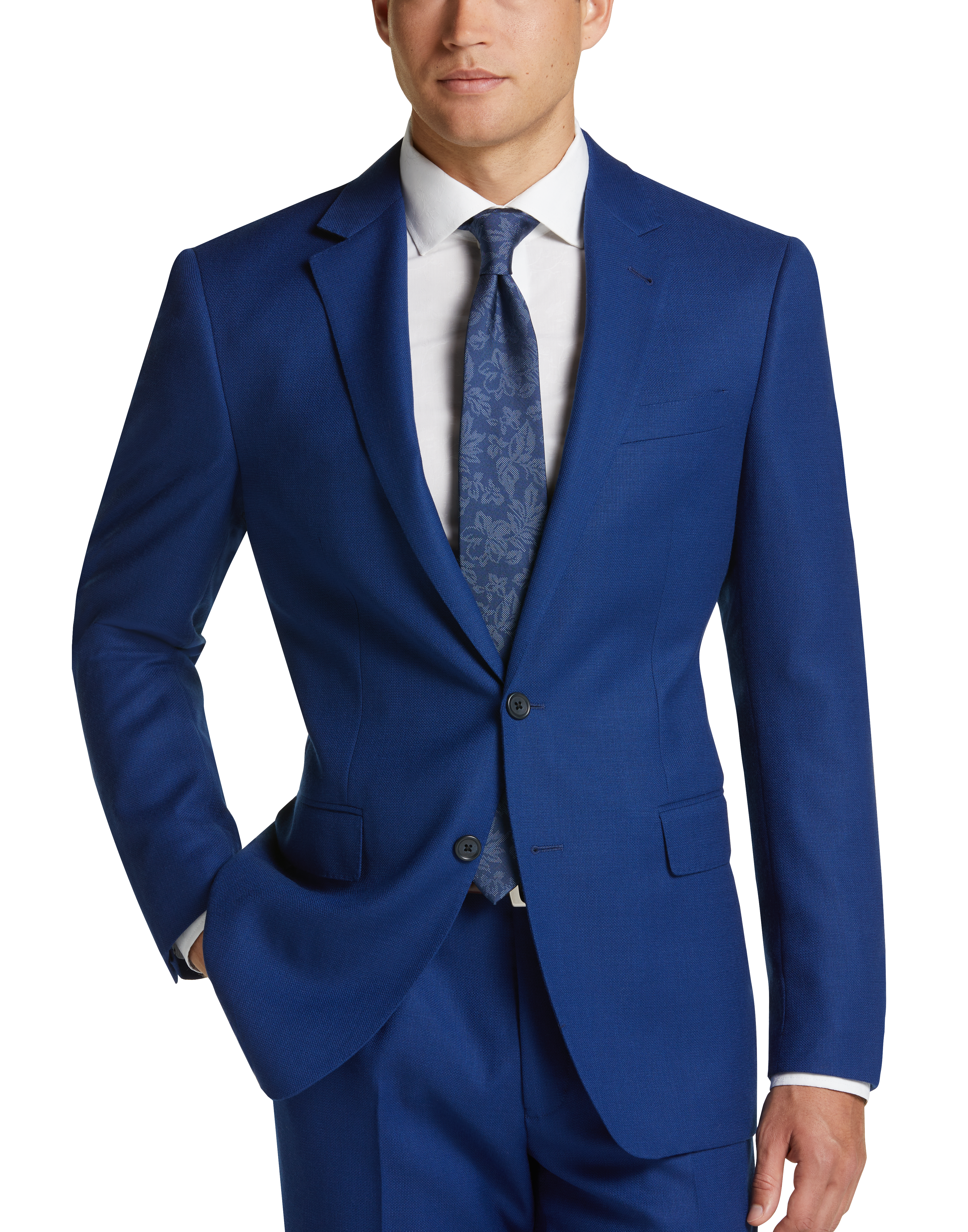 JOE Joseph Abboud Slim Fit Suit, Bright Blue - Men's Sale | Men's Wearhouse