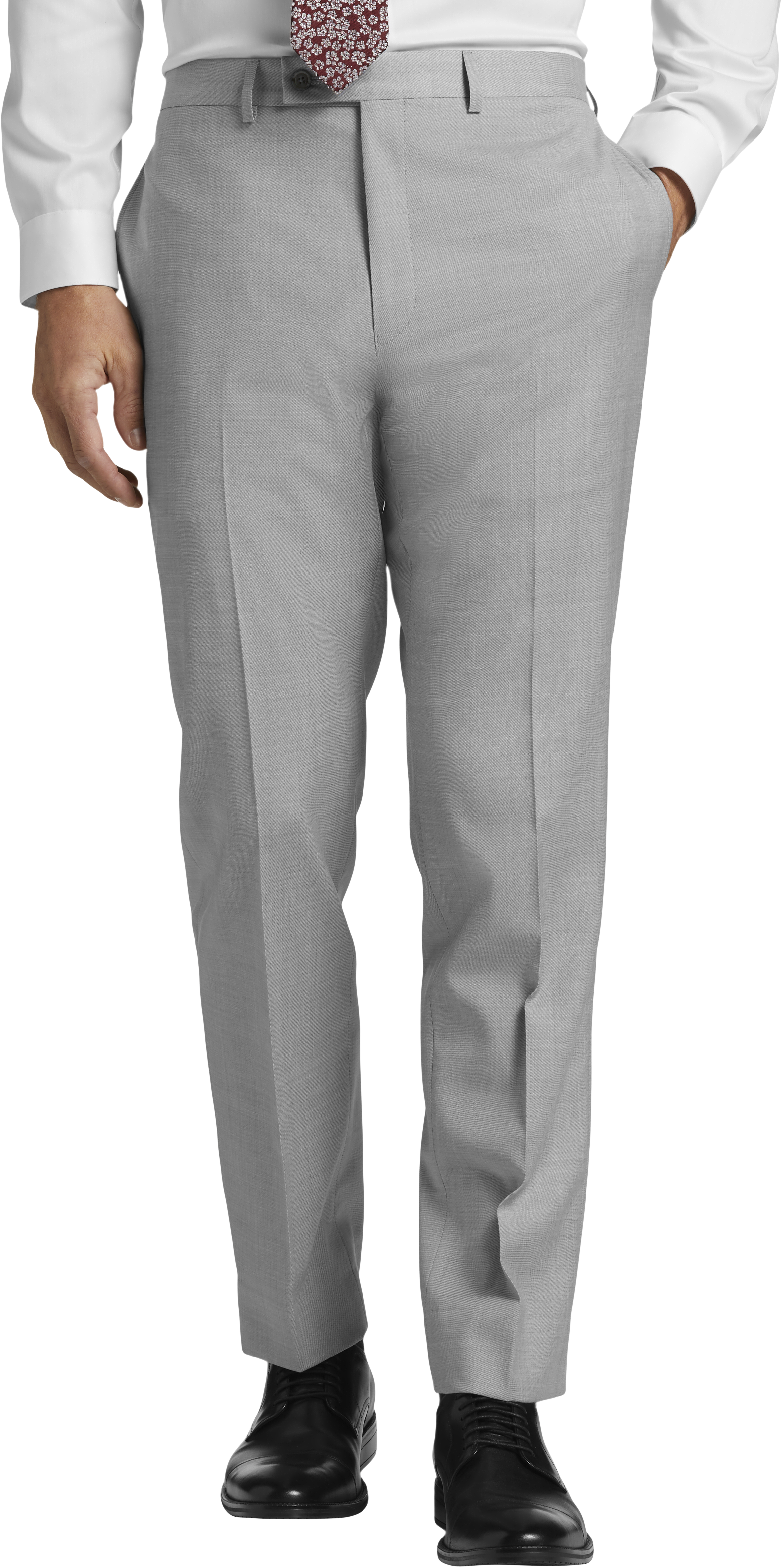 Calvin Klein X-Fit Slim Fit Suit Separates Pants, Light Gray Sharkskin