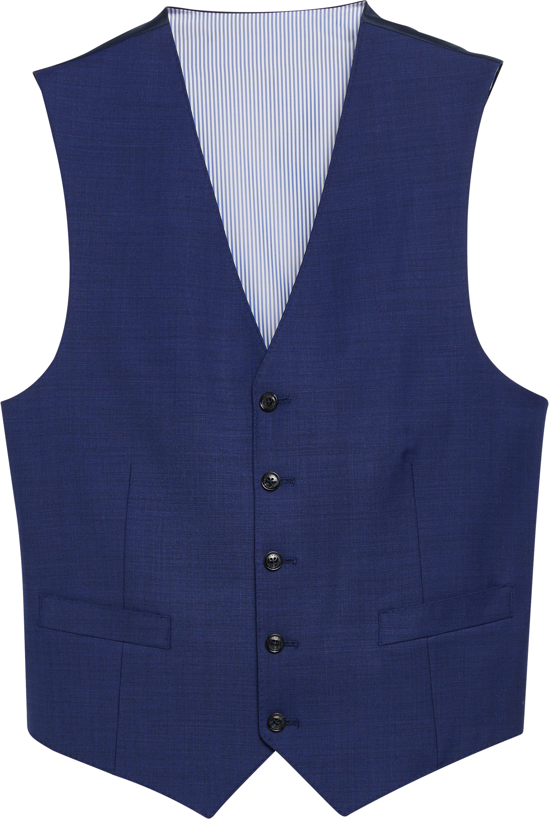 Men's Modern-Fit Wool TH-Flex Stretch Suit Suit Vest