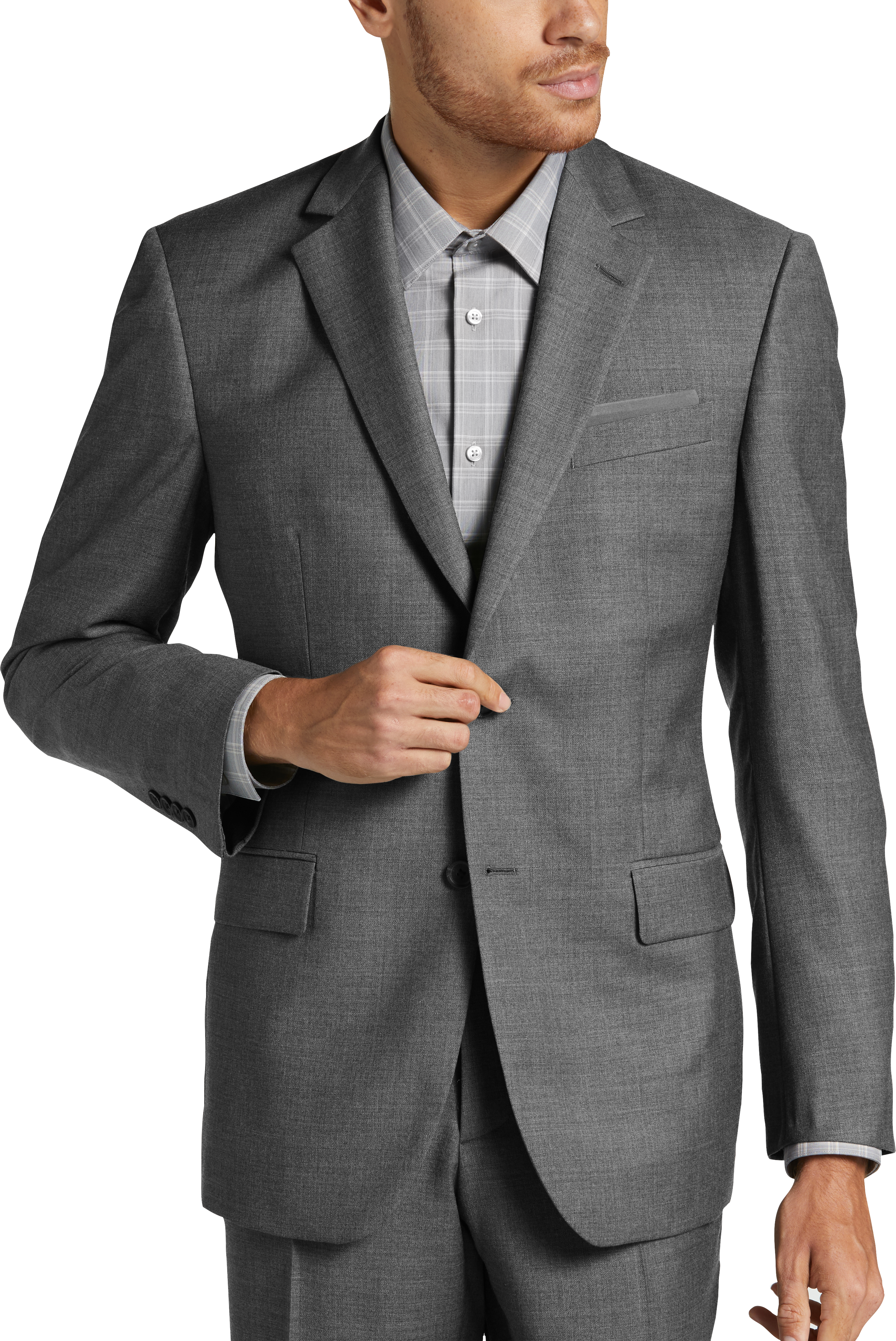 pronto uomo blue modern fit suit