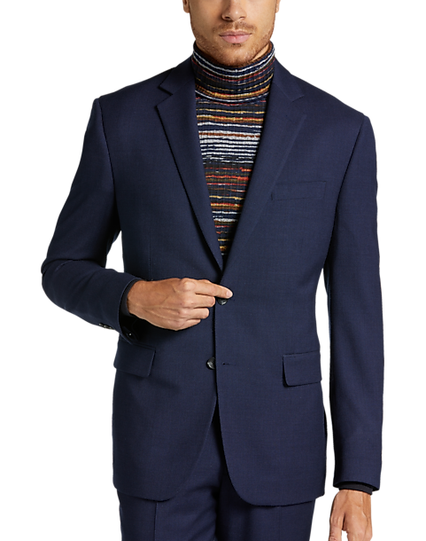 Pronto Uomo Modern Fit Suit, Navy Birdseye - Men's Sale | Men's Wearhouse