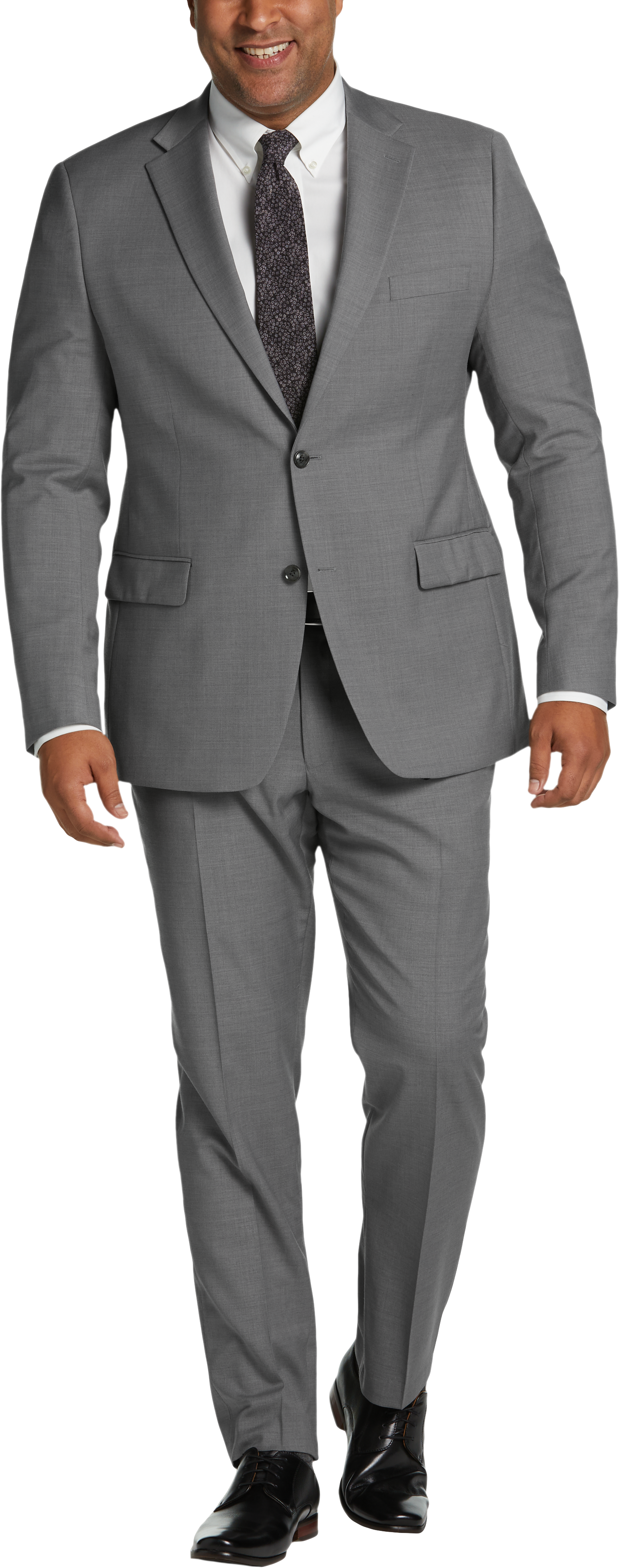 Tommy Modern Fit Suit Gray - Men's Suits | Men's Wearhouse
