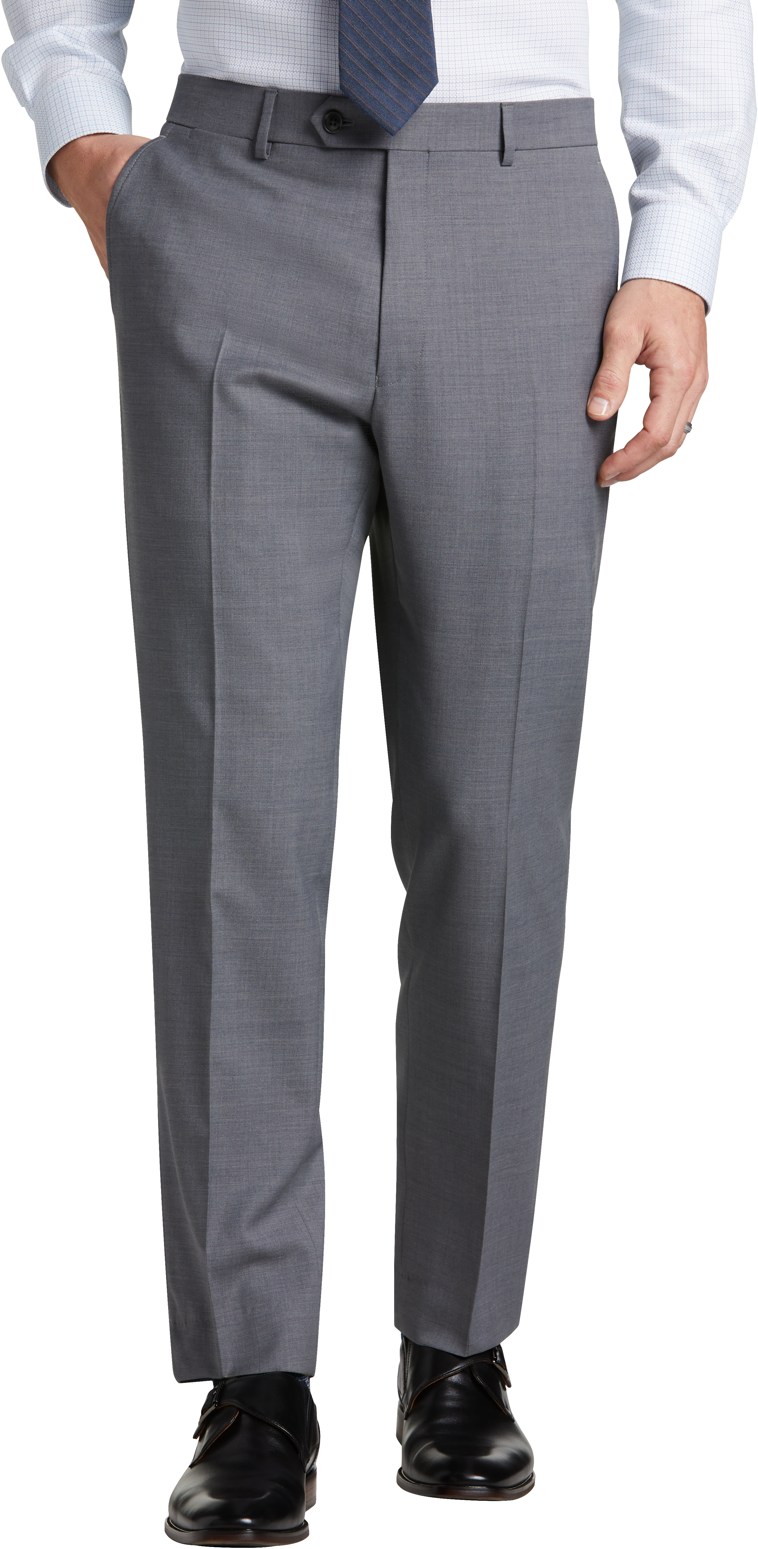 Tommy Hilfiger Modern Fit Flex Suit Separates Pants, Gray - Men's Suits ...