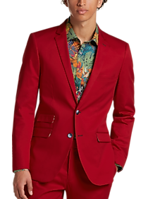 Paisley & Gray Slim Fit Suit Separates Jacket, Crimson