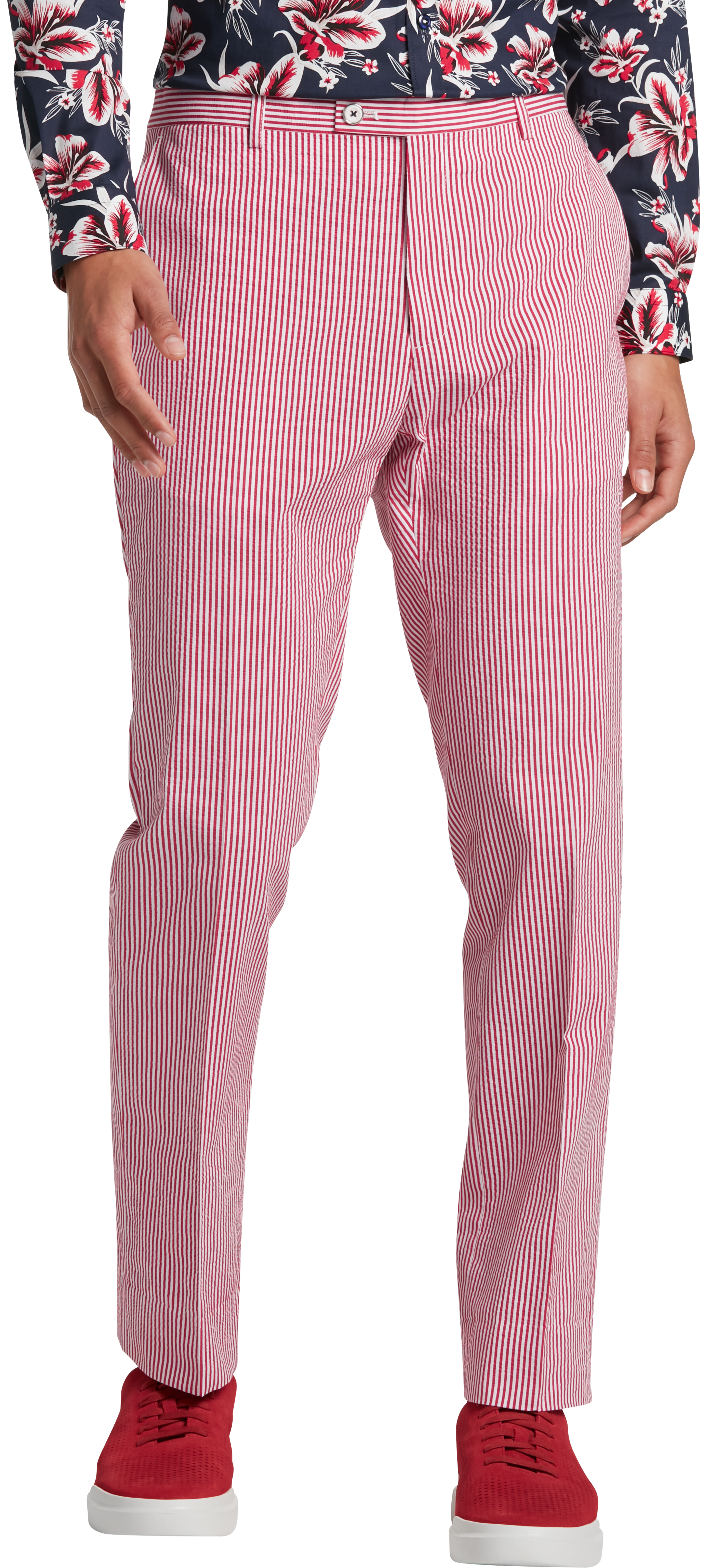 red dress pants mens