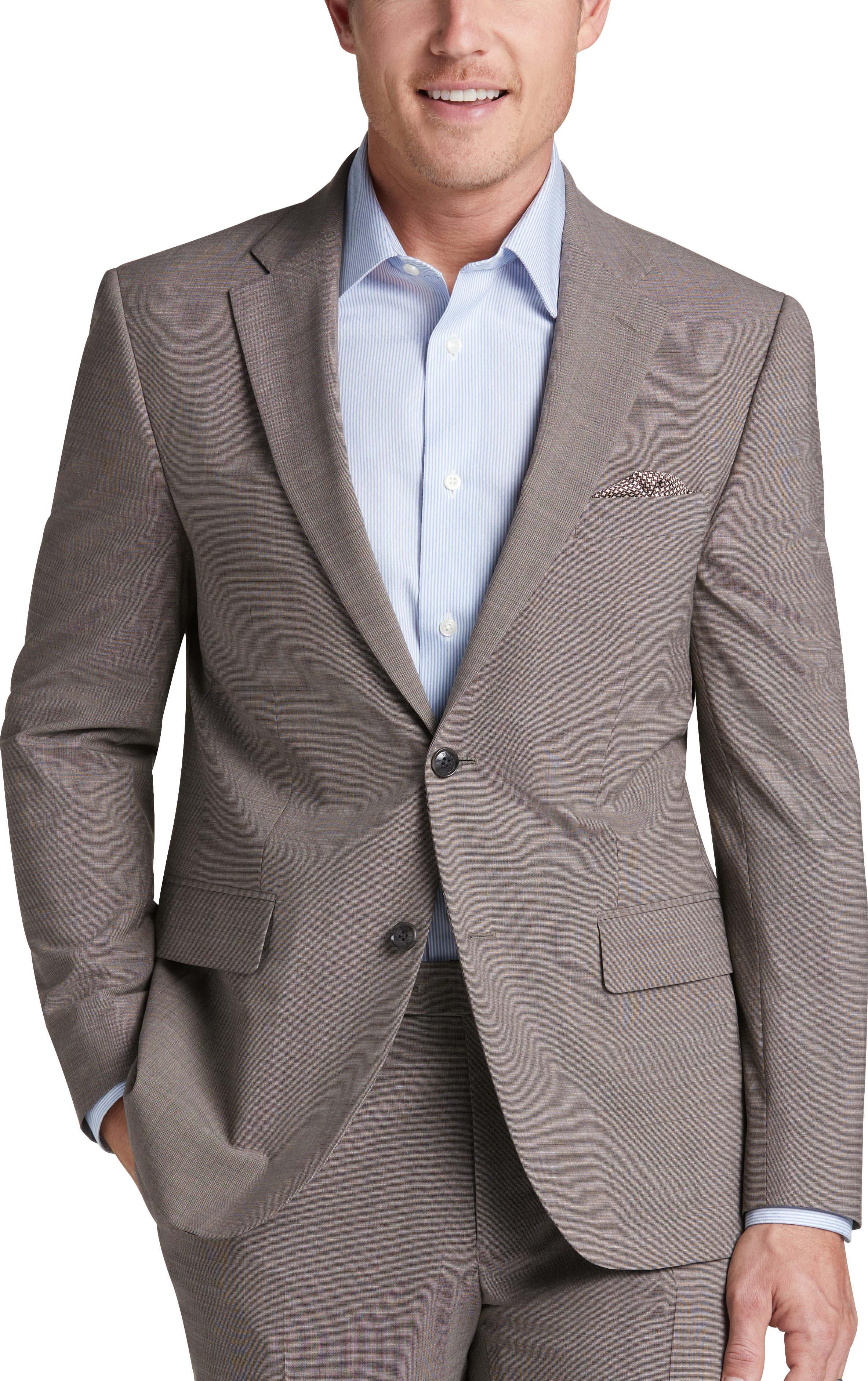 Tommy Hilfiger Modern Fit Sport Coat, Gray Tic