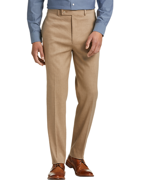 Calvin Klein X-Fit Slim Fit Linen Blend Suit Separates Pants, Tan - Men's  Sale | Men's