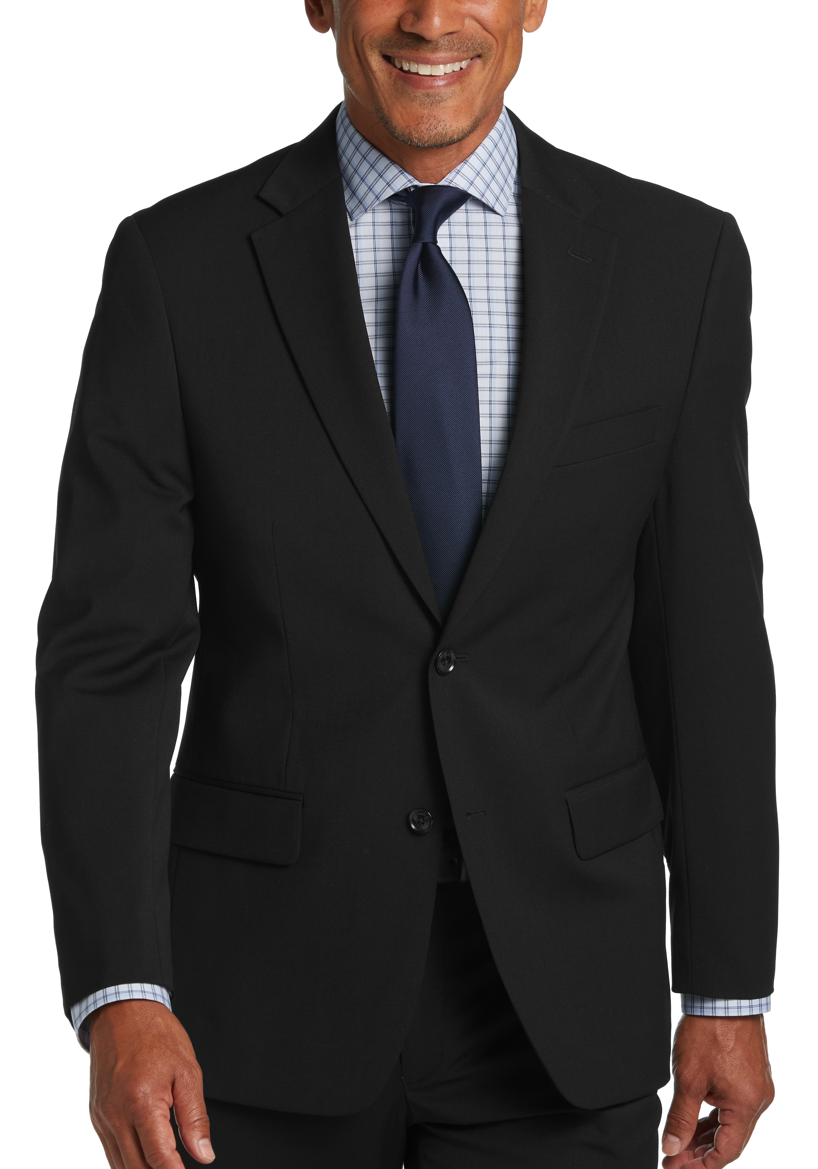 Tommy Hilfiger Modern Fit Suit Separates Coat, Black