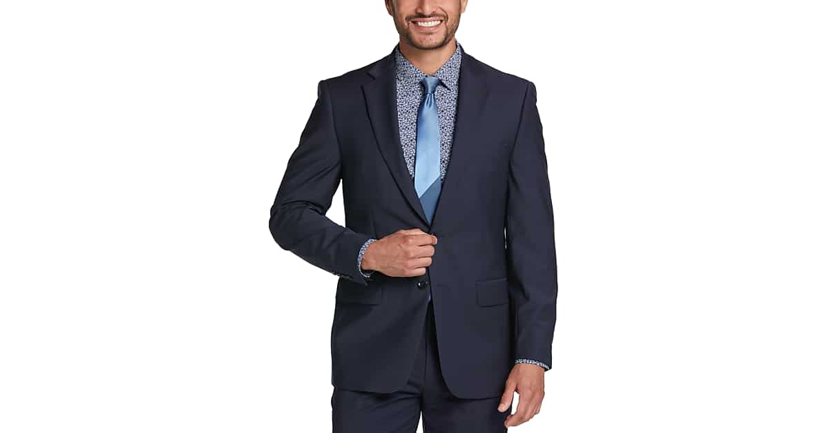Calvin klein dark blue suit Clearance