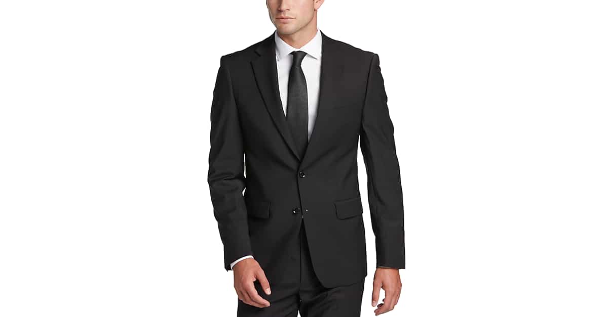 Calvin Klein XFit Slim Fit Suit Separates Coat, Black Men's Suits