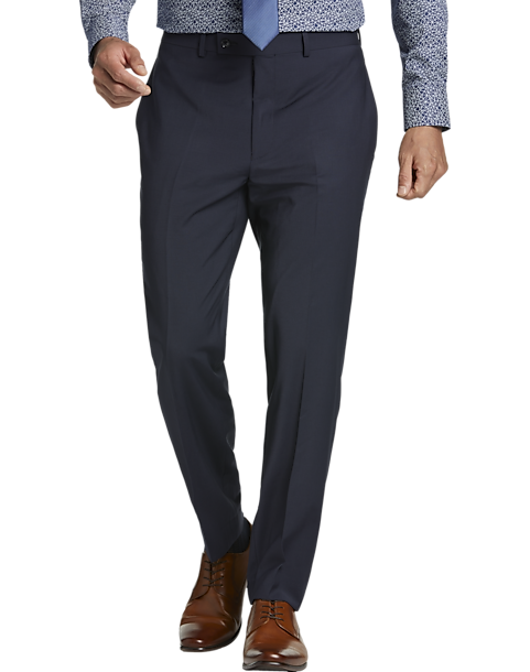 Calvin Klein X-Fit Slim Fit Suit Separates Pants, Navy - Men's Suits |  Men's Wearhouse