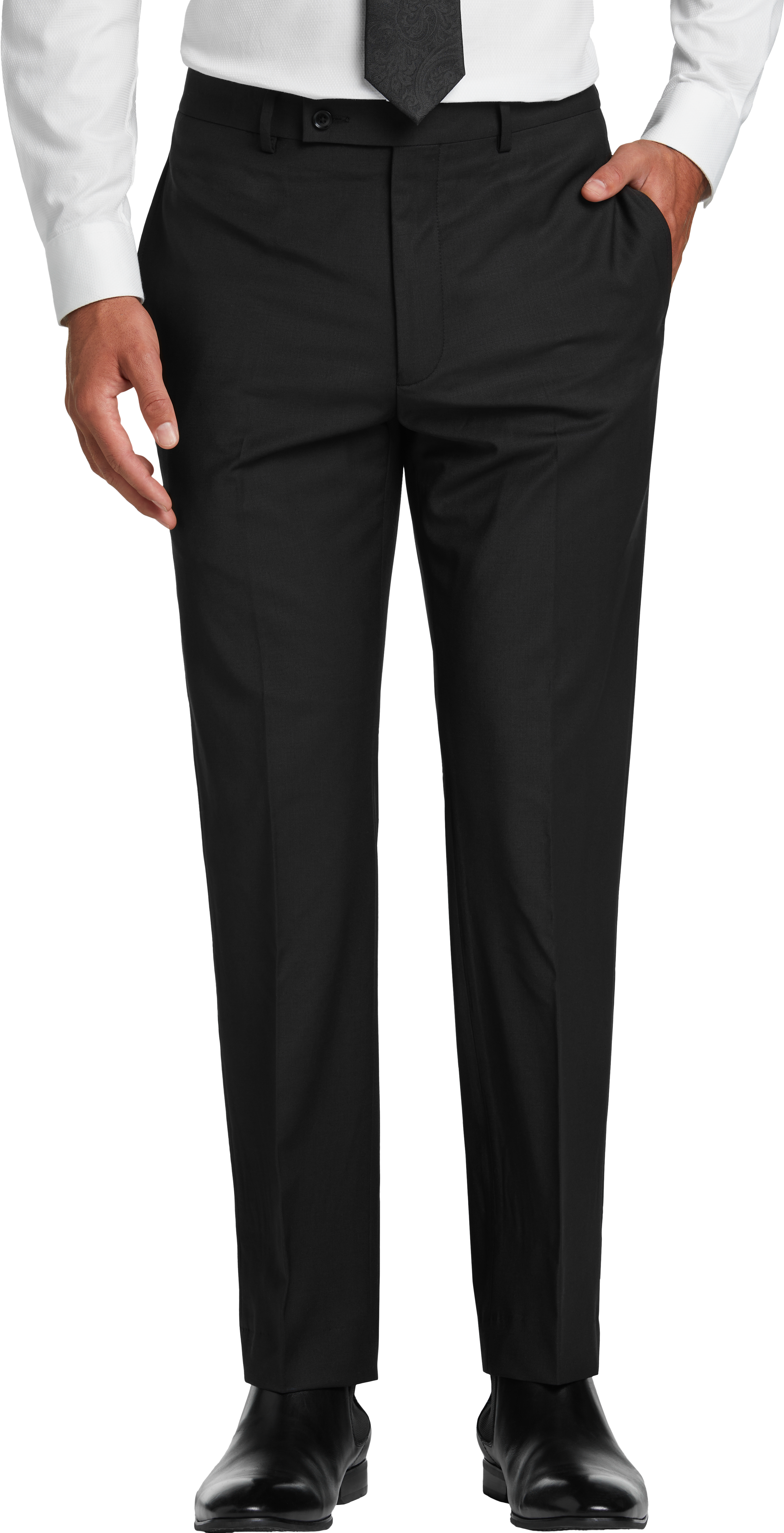 Calvin Klein X-Fit Slim Fit Suit Separates Pants, Black