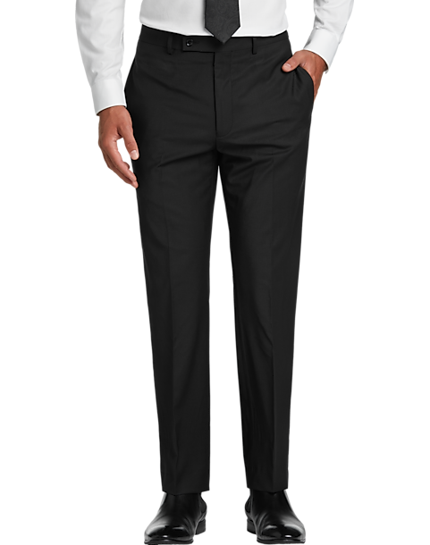 Calvin Klein X-Fit Slim Fit Suit Separates Pants, Black - Men's Suits ...