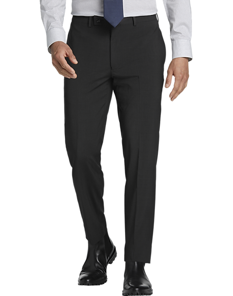 Calvin Klein X-Fit Slim Fit Suit Separates Pants, Charcoal Gray - Men's ...