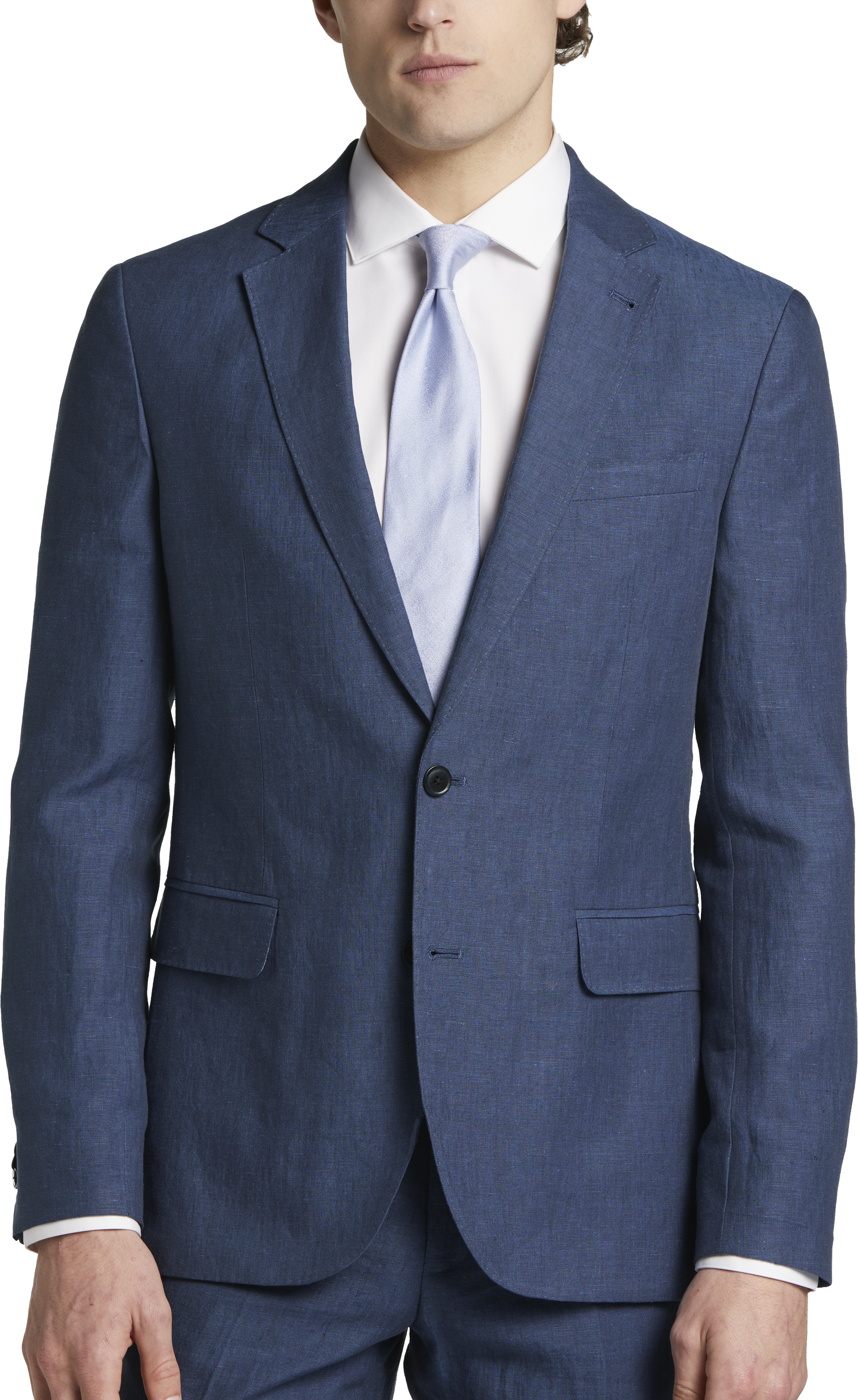 JOE Joseph Abboud Linen Slim Fit Suit Separates, Navy Blue