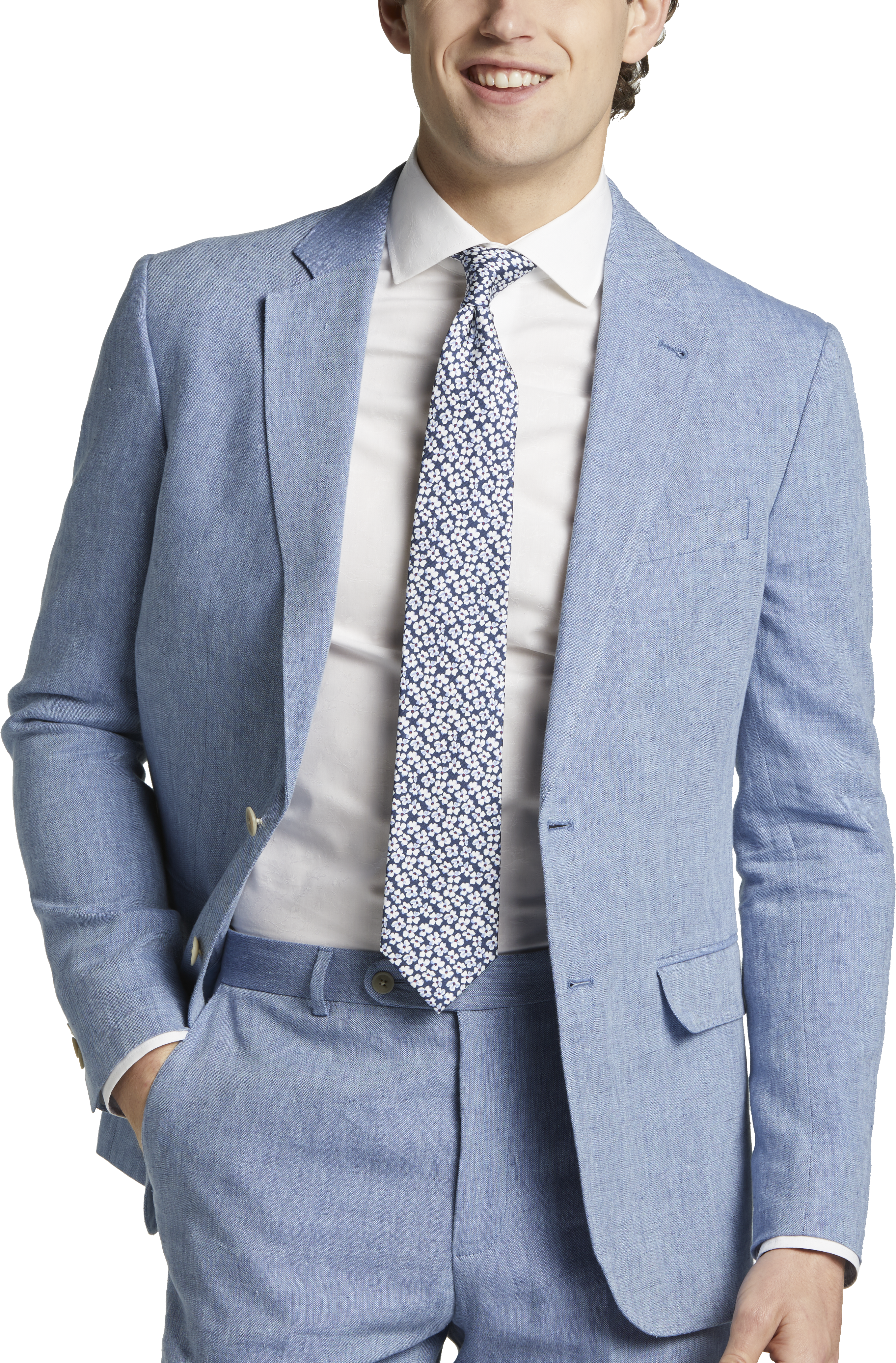 Jos. A. Bank Slim Fit Linen Blend Suit Separates Jacket - Linen