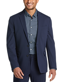 Awearness Kenneth Cole Knit Slim Fit Suit Separates Coat, Blue