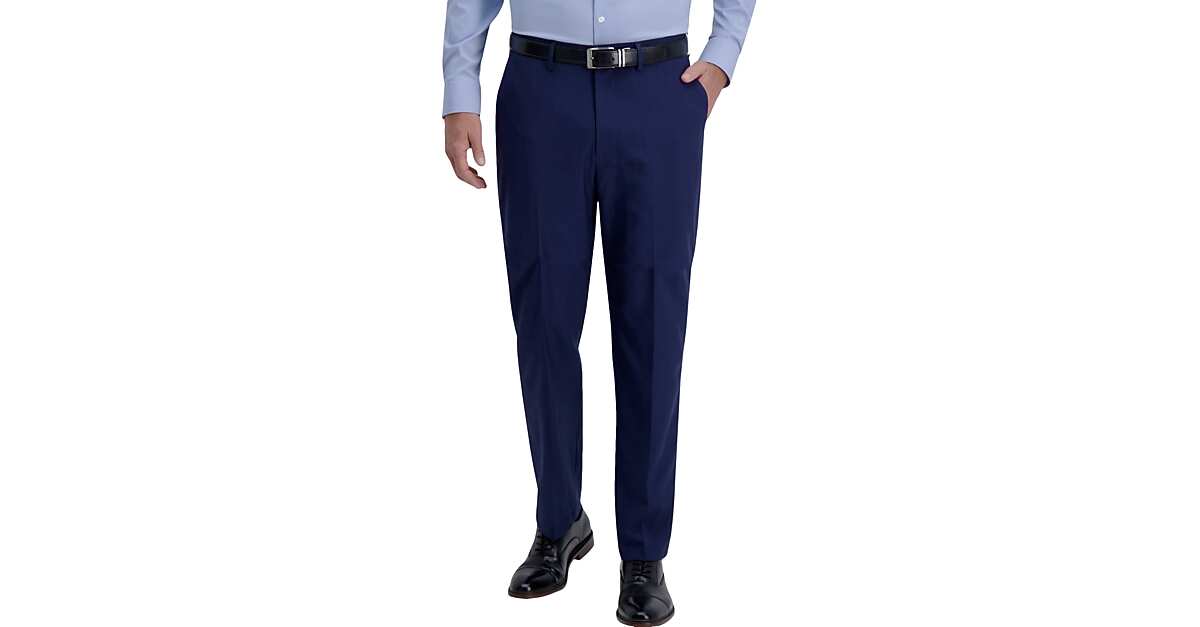 Haggar Classic Fit Suit Separates Pants, Midnight Blue Men's Sale