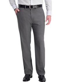 Haggar Modern Fit Suit Separates Pants, Gray Sharkskin