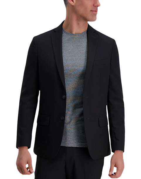 Haggar Slim Fit Suit Separates Coat, Charcoal Gray - Men's Suits | Men ...