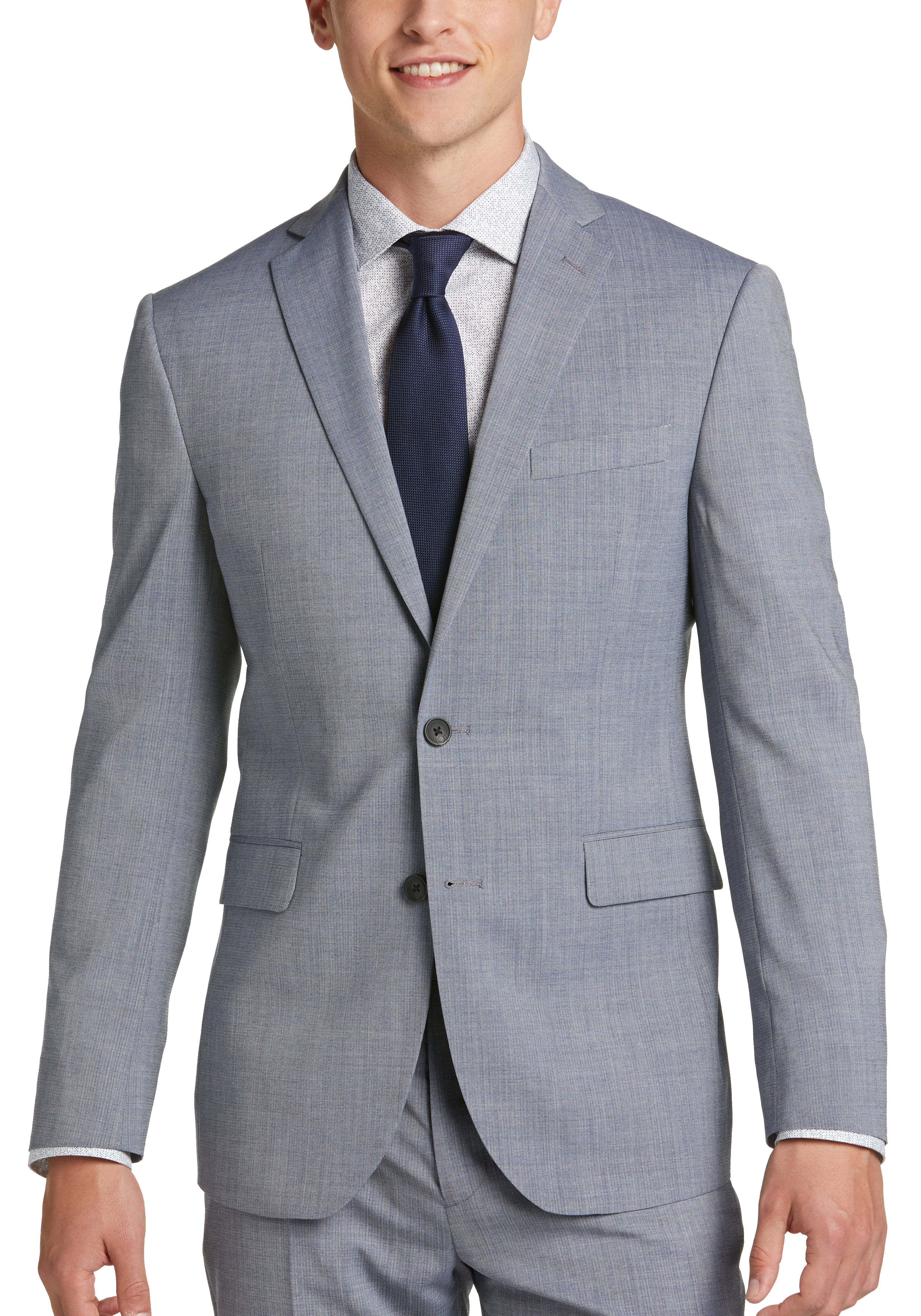 Awearness Kenneth Cole Slim Fit Suit, Blue Tic - Men's Sale | Men's ...