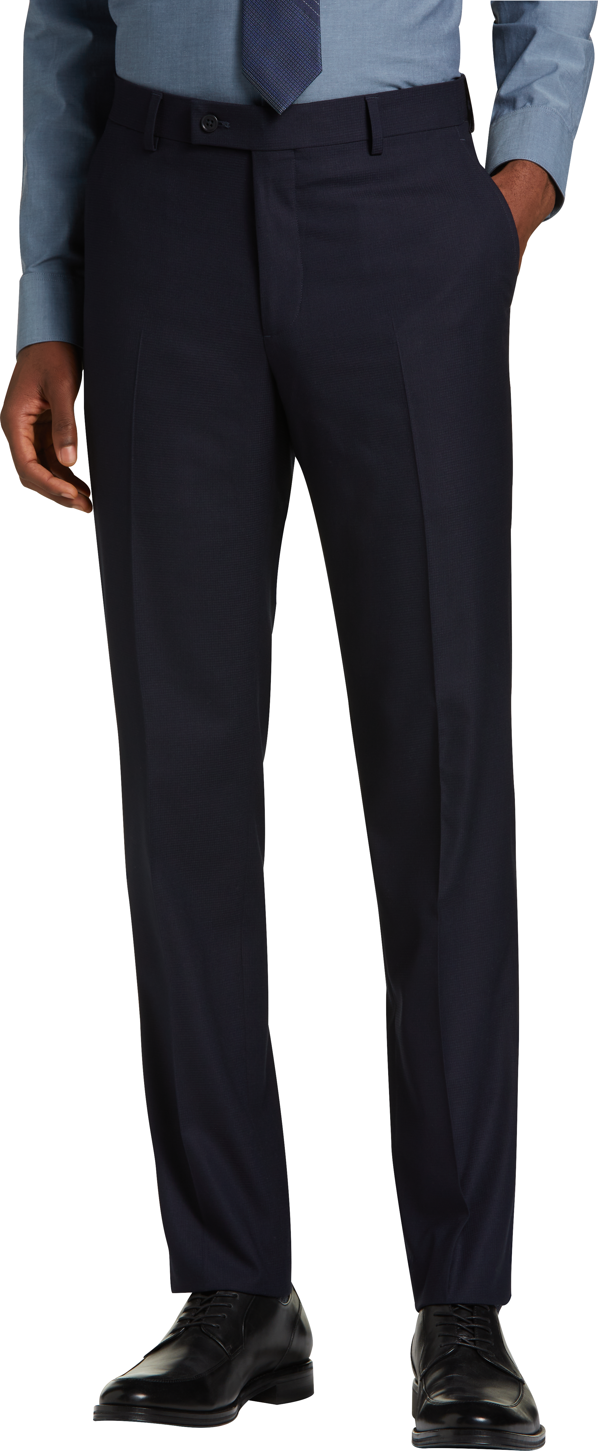 Wilke-Rodriguez Slim Fit Suit Separates Pant, Navy Tic - Men's Suits ...
