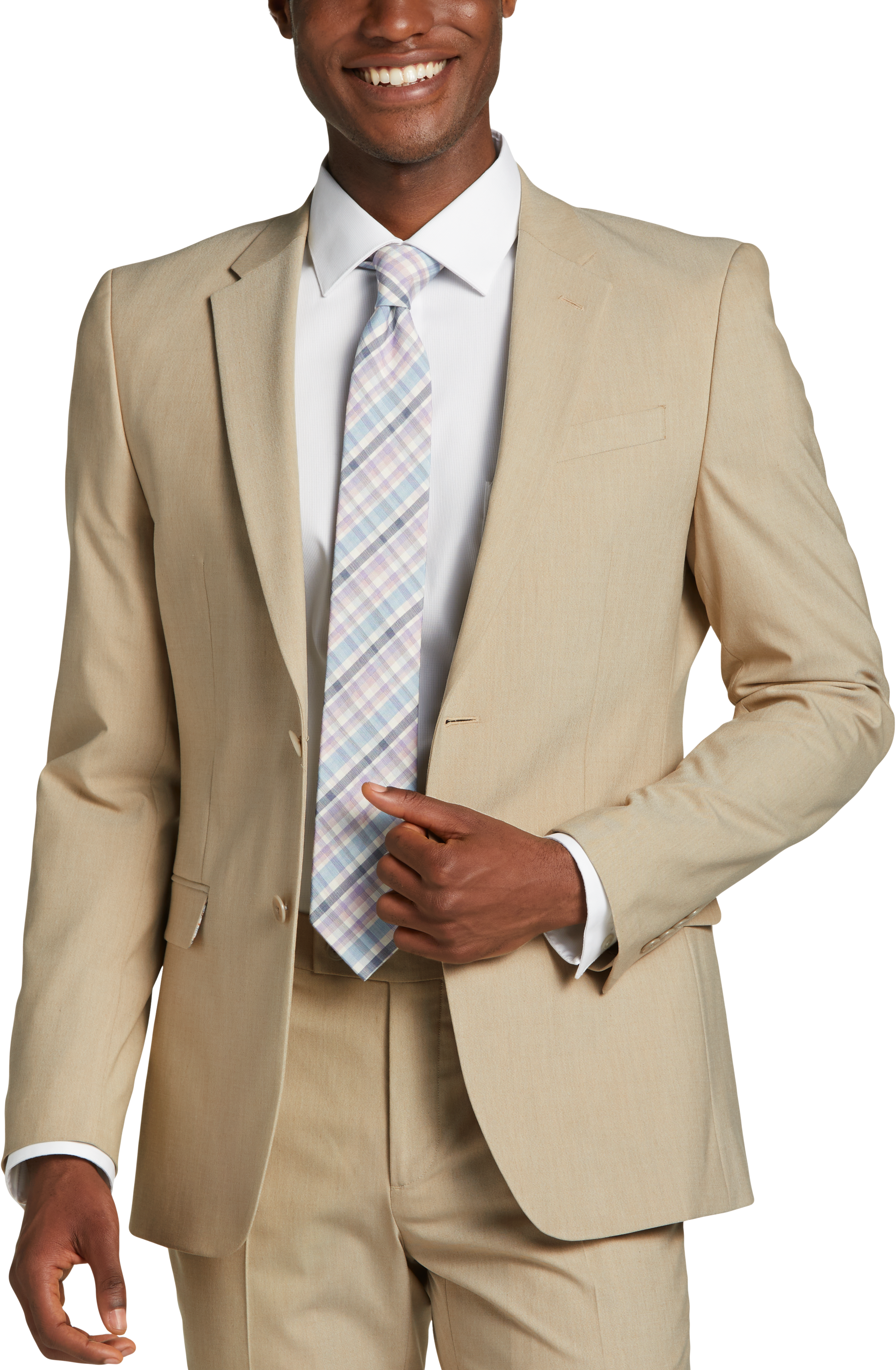 Egara Skinny Fit Suit Separates, Tan