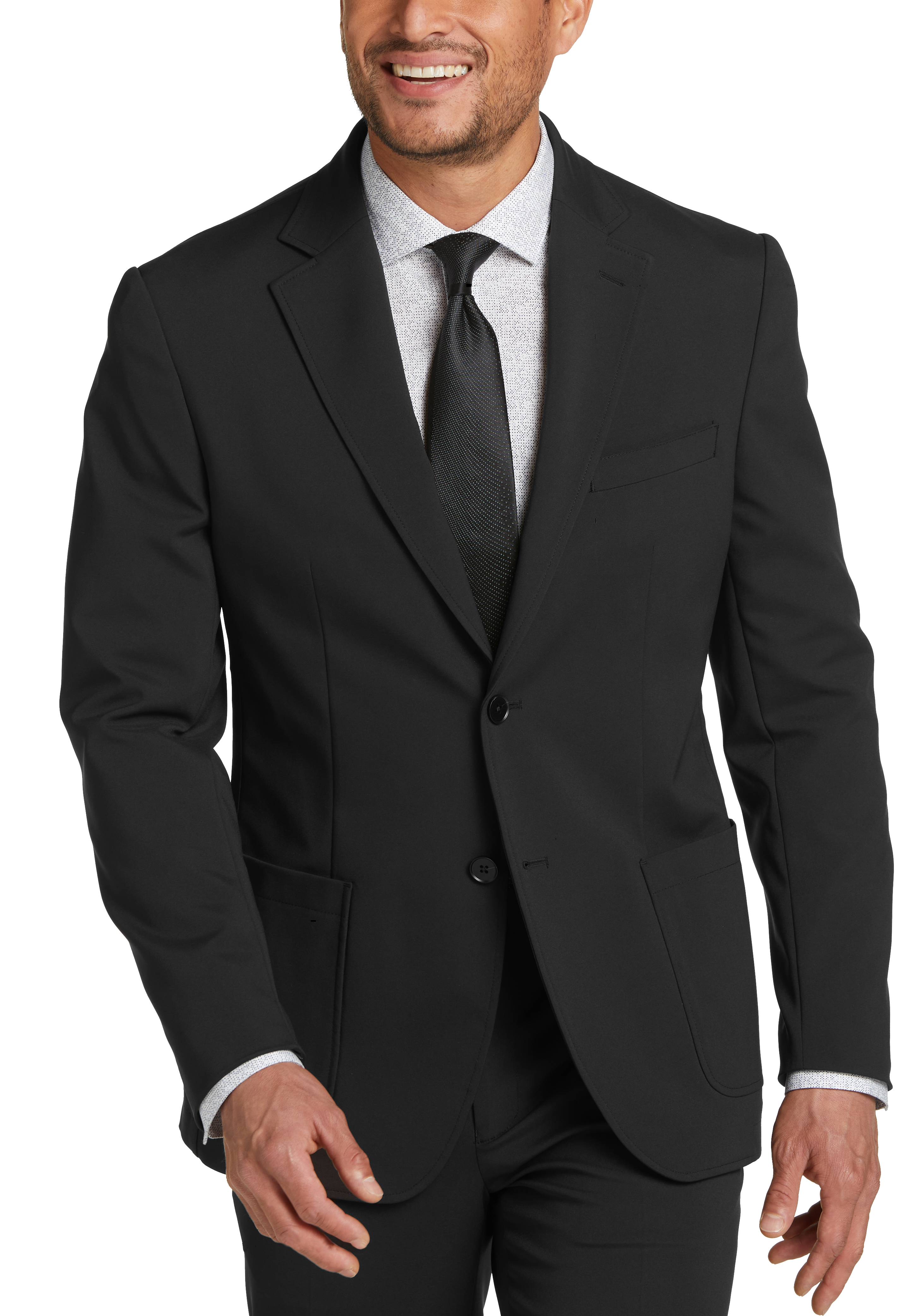 Michael Kors Modern Fit Suit Separates Coat, Black - Men's Sale | Men's  Wearhouse