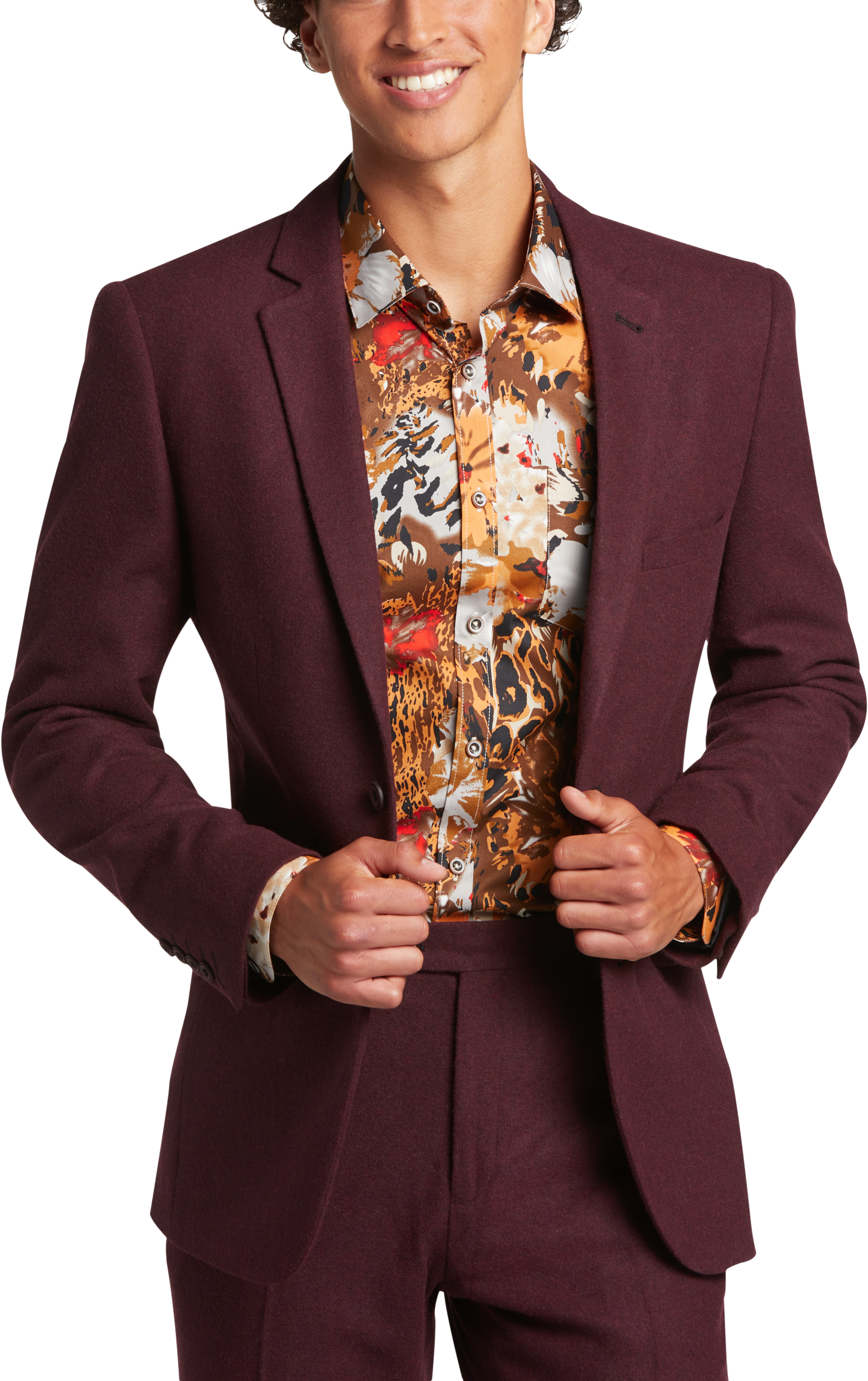 Paisley & Gray Slim Fit Knit Suit Separates Jacket | Men's | Moores Clothing