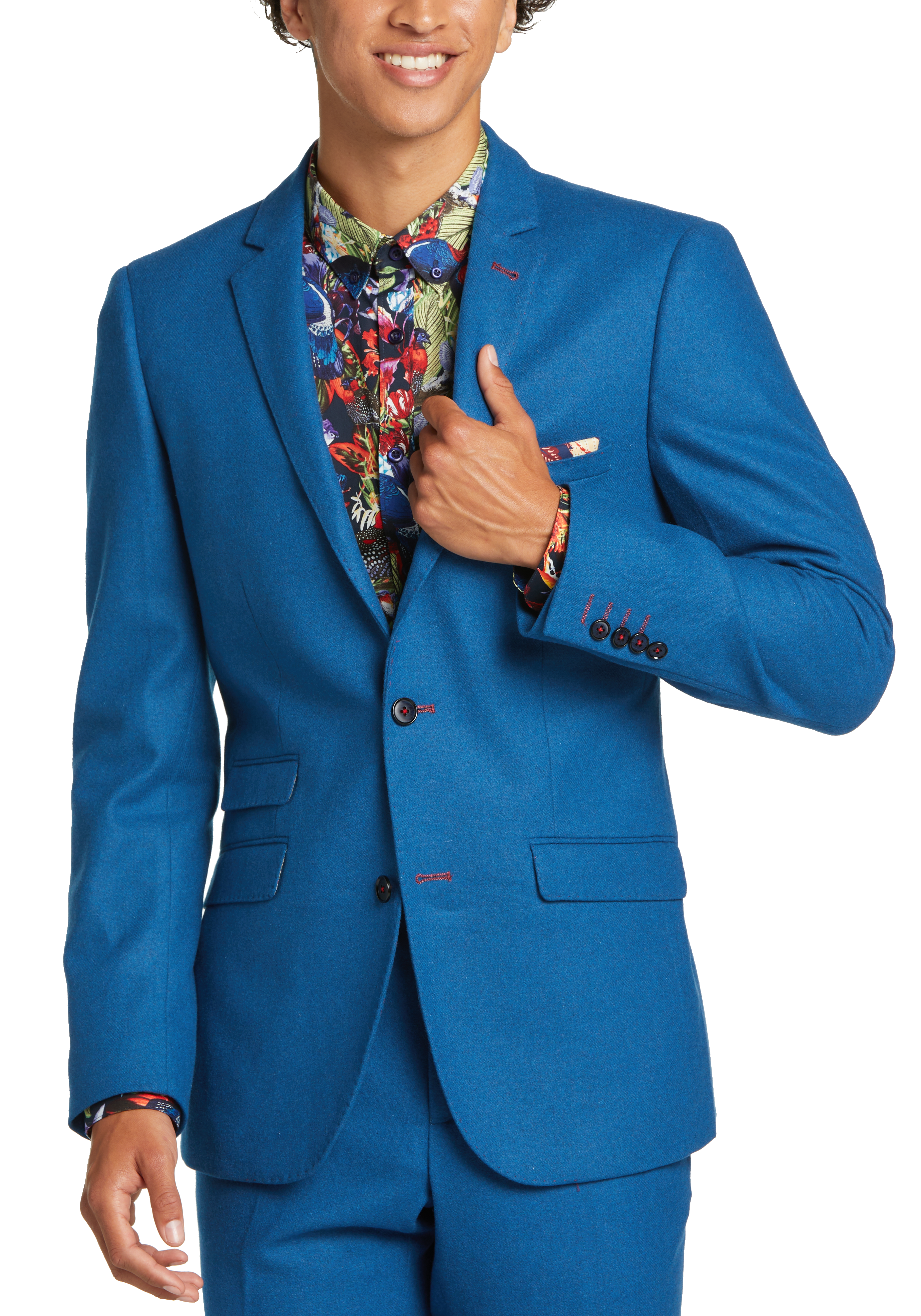 Paisley & Gray Slim Fit Suit Separates Coat, Cobalt Blue