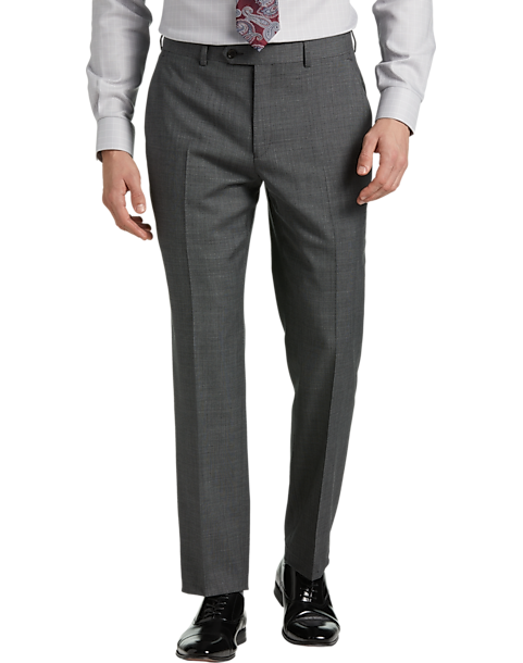 Joseph Abboud Classic Fit Suit Separates Dress Pants, Gray Sharkskin ...
