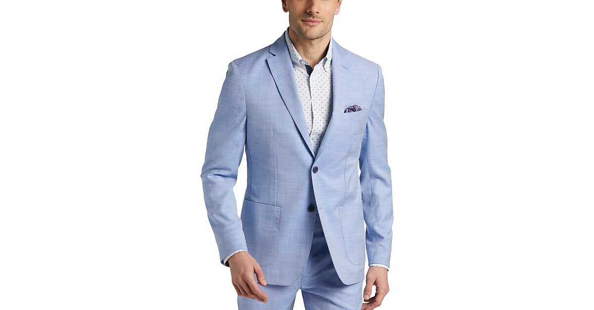 Michael Kors Modern Fit Suit Separates, Light Blue Men's Suits Men