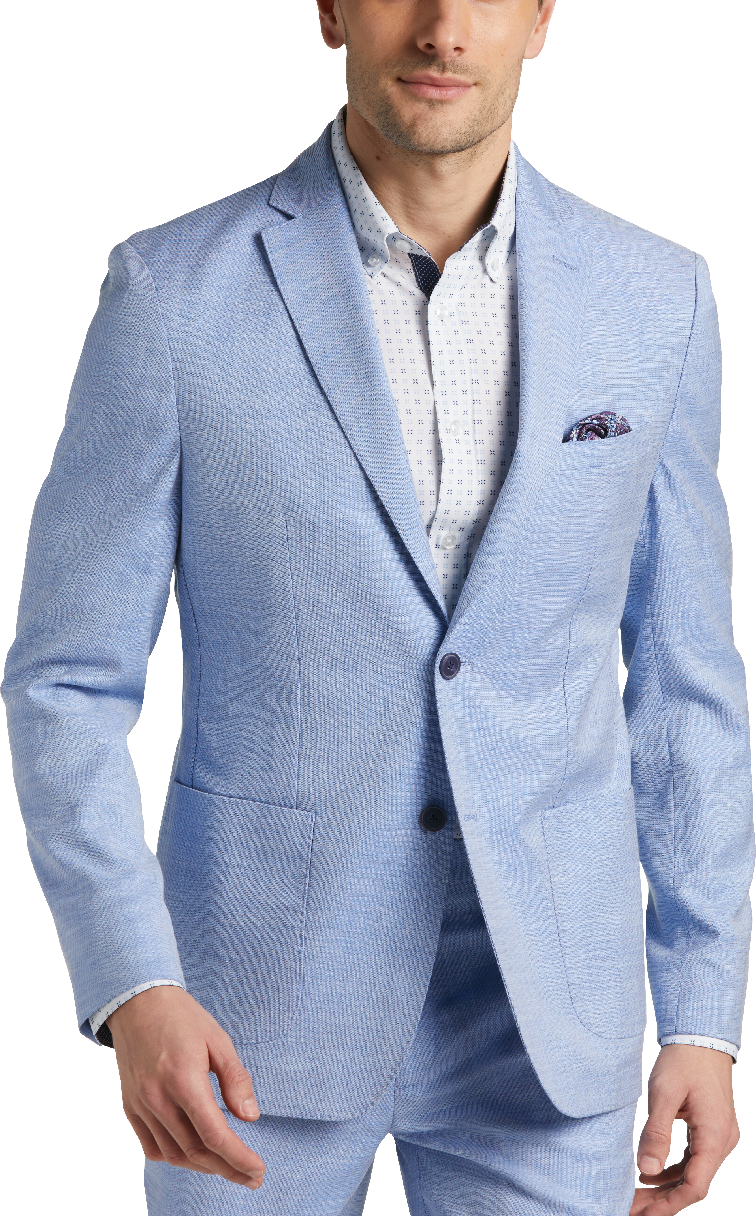 Murano Wardrobe Essentials Slim-Fit Suit Separates Knit Blazer