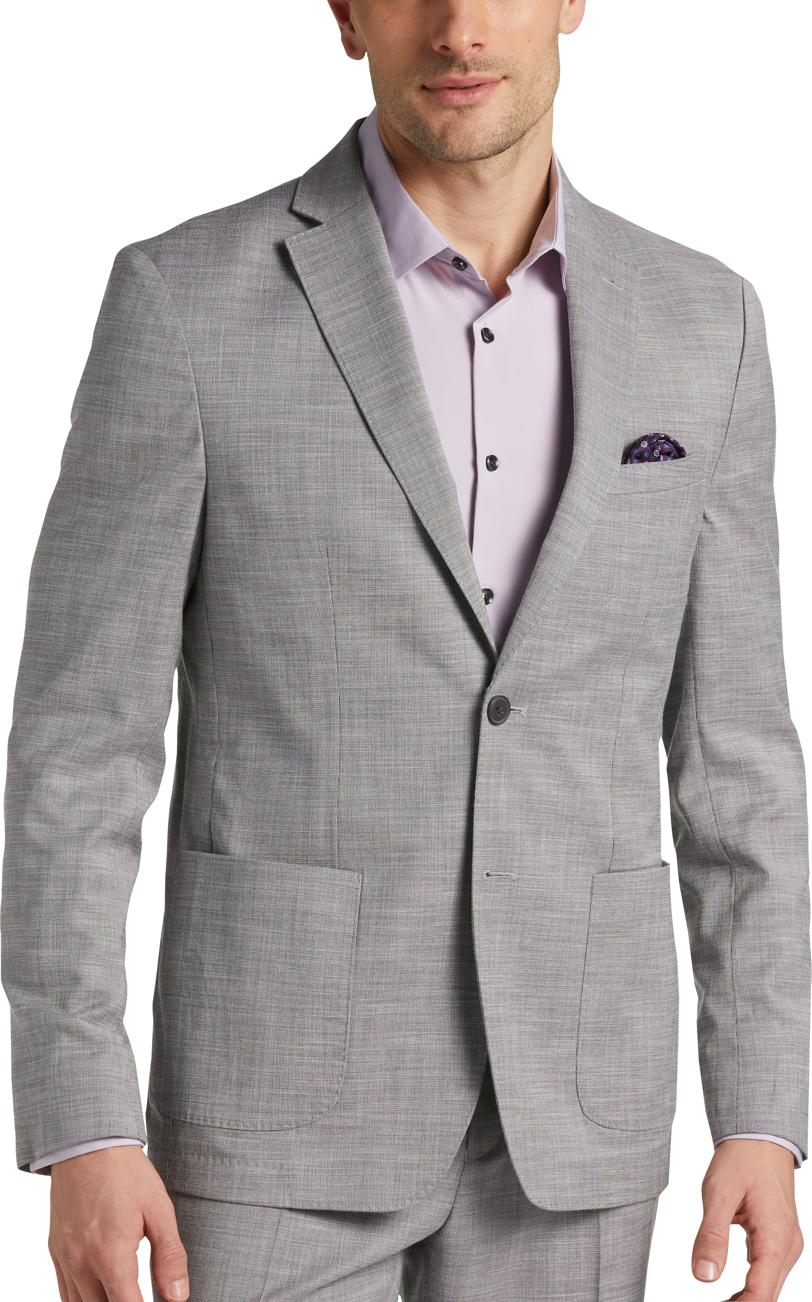 Michael Kors Modern Fit Suit Separates Coat, Light Gray - Men's Suits |  Men's Wearhouse
