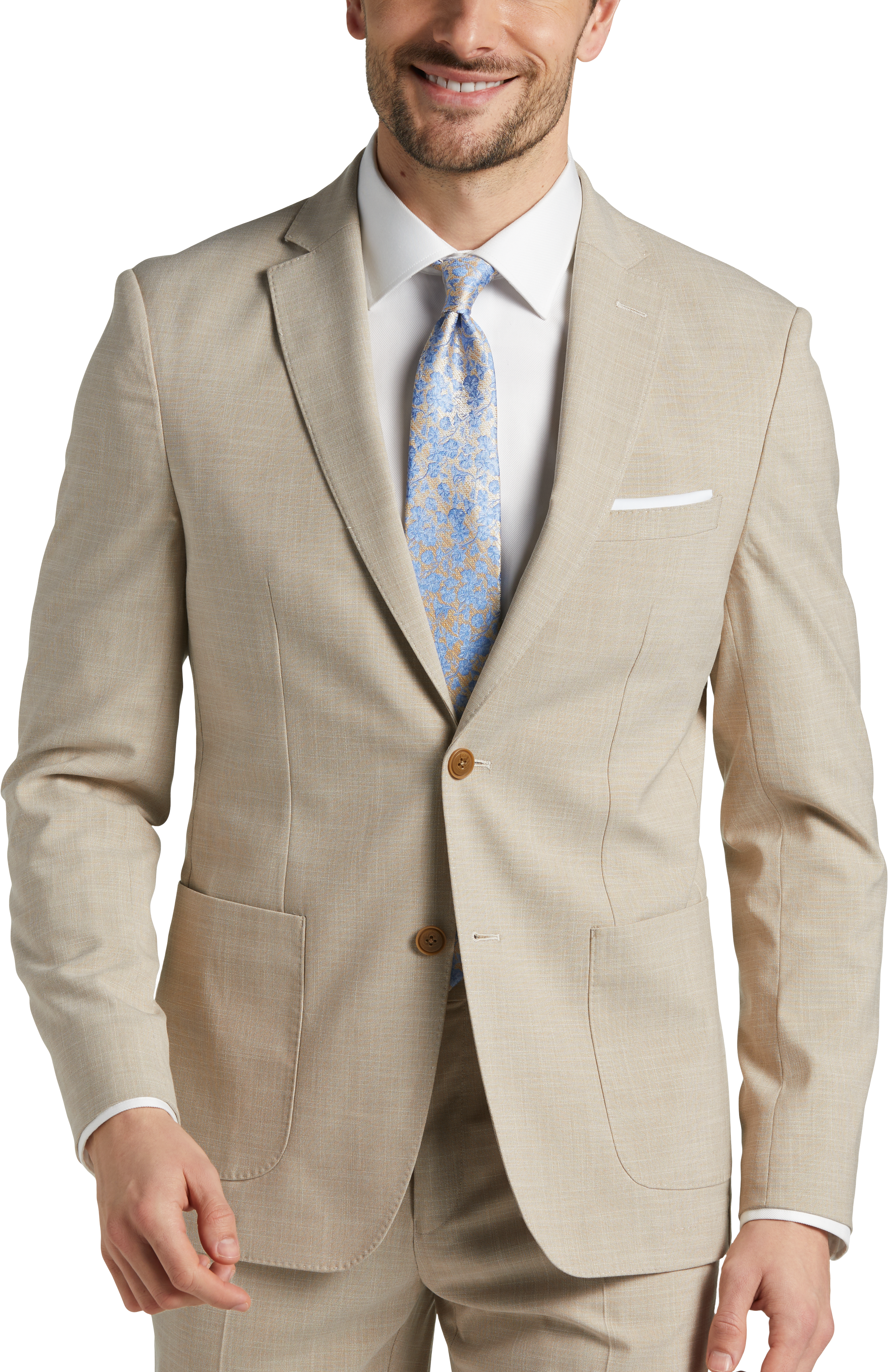 Michael Kors Modern Fit Suit Separates Coat, Tan - Men's Suits | Men's  Wearhouse