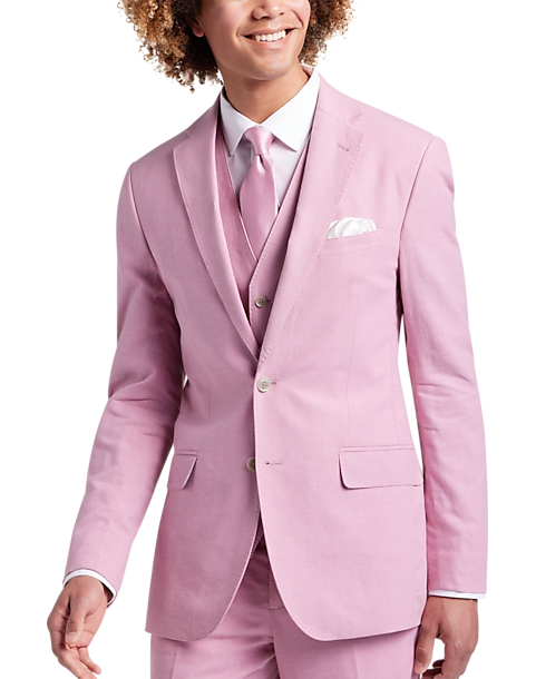 JOE Joseph Abboud Slim Fit Linen Blend Suit Separates Coat, Raspberry ...