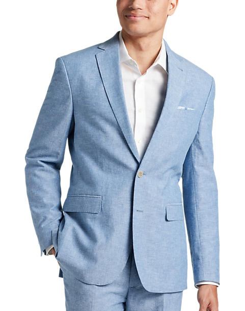 JOE Joseph Abboud Slim Fit Linen Blend Suit Separates Coat, Dusty Blue ...