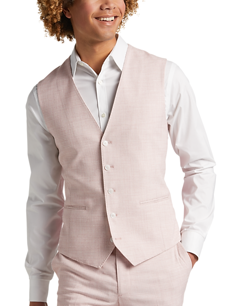 Egara Skinny Fit Suit Separates Vest, Rose Tic - Men's Sale | Men's ...